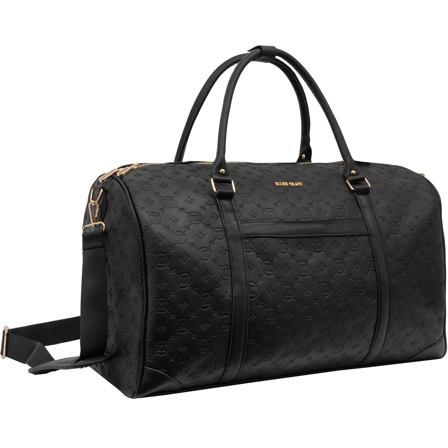 Ellen Tracy 20 Inch Signature Print Embossed Duffel