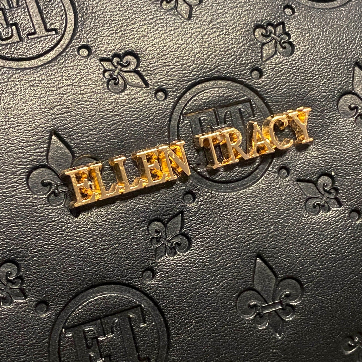 Ellen Tracy 20 Inch Signature Print Embossed Duffel
