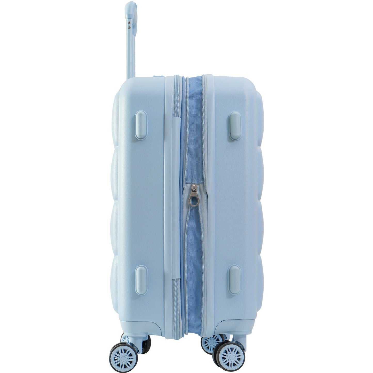 Max Studio The Square Embossed ABS 2-Piece Hard-Sided Luggage Set