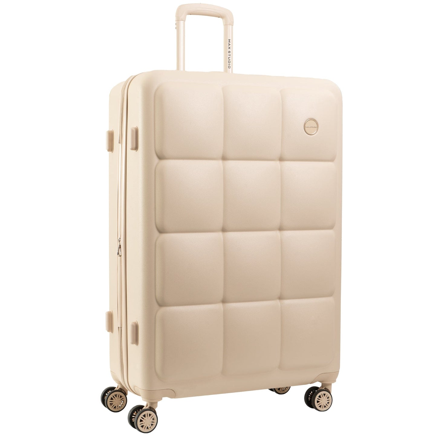 Max Studio The Square Embossed ABS 2-Piece Hard-Sided Luggage Set