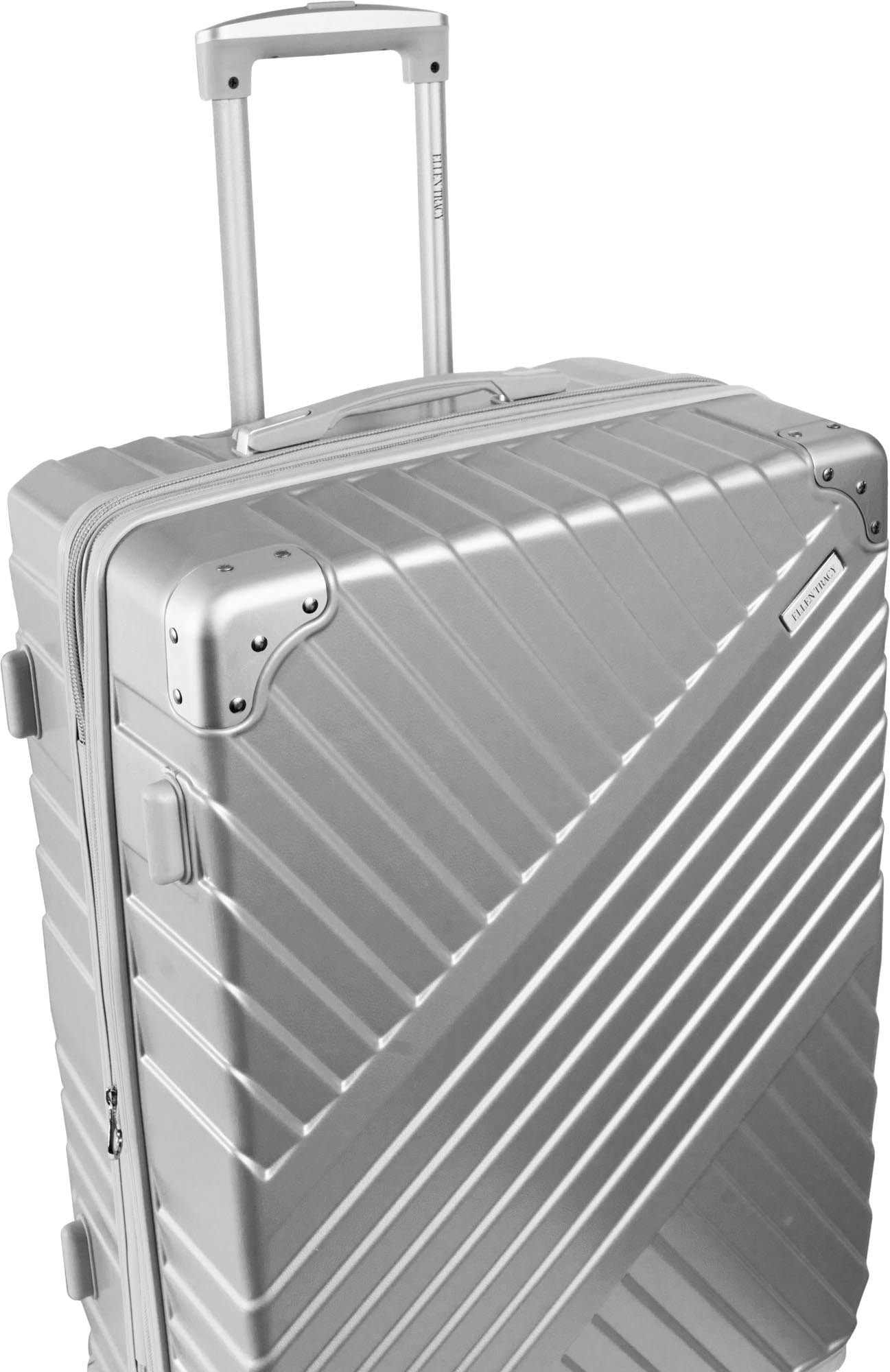 The Legend Ellen Tracy 3 PC Hard Sided Luggage Set – 21", 29", 32" Expandable 8-Wheel Spinners