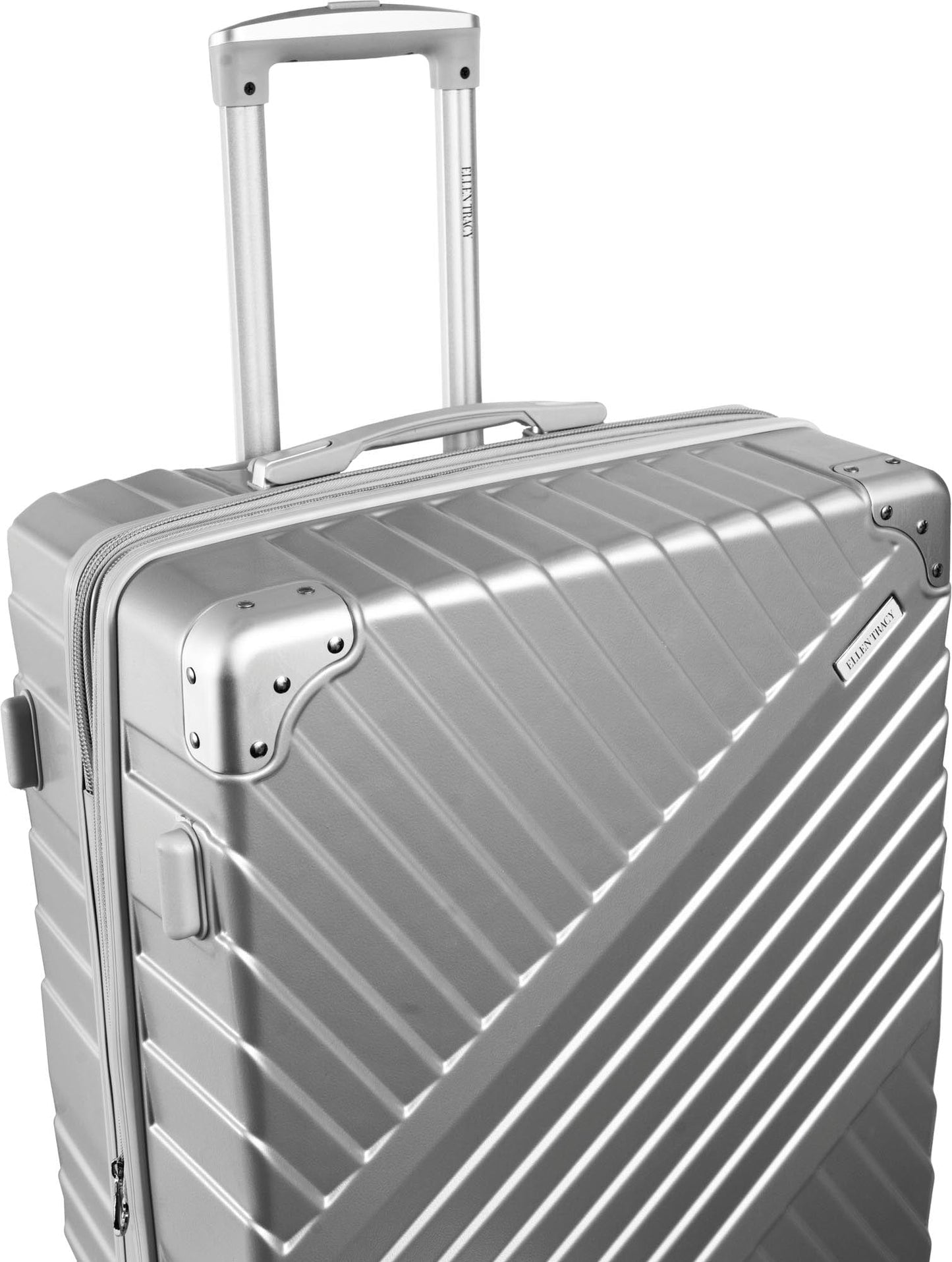 The Legend Ellen Tracy 3 PC Hard Sided Luggage Set – 21", 29", 32" Expandable 8-Wheel Spinners