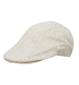 Magid Cotton Eyelet Flat Cap