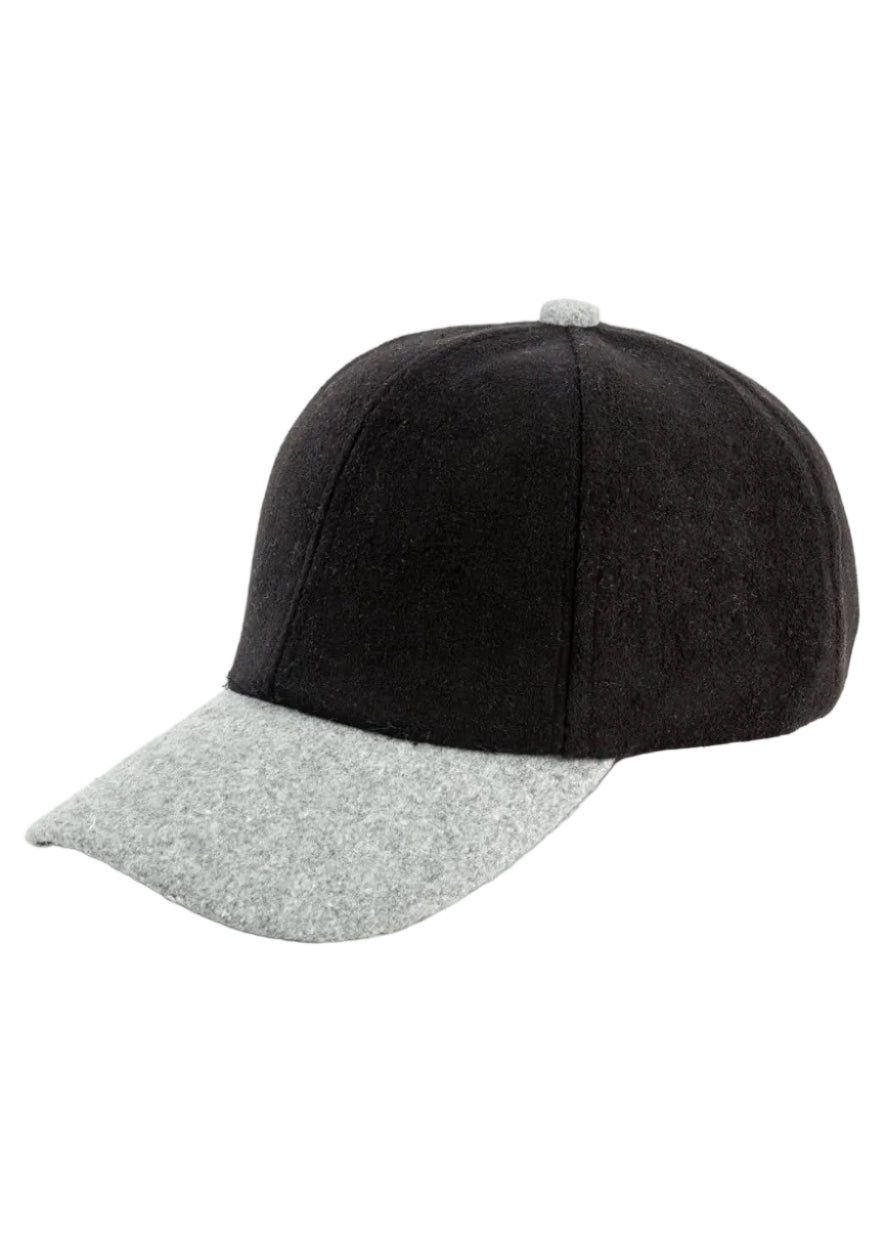 Magid Color Block Felt Baseball Cap