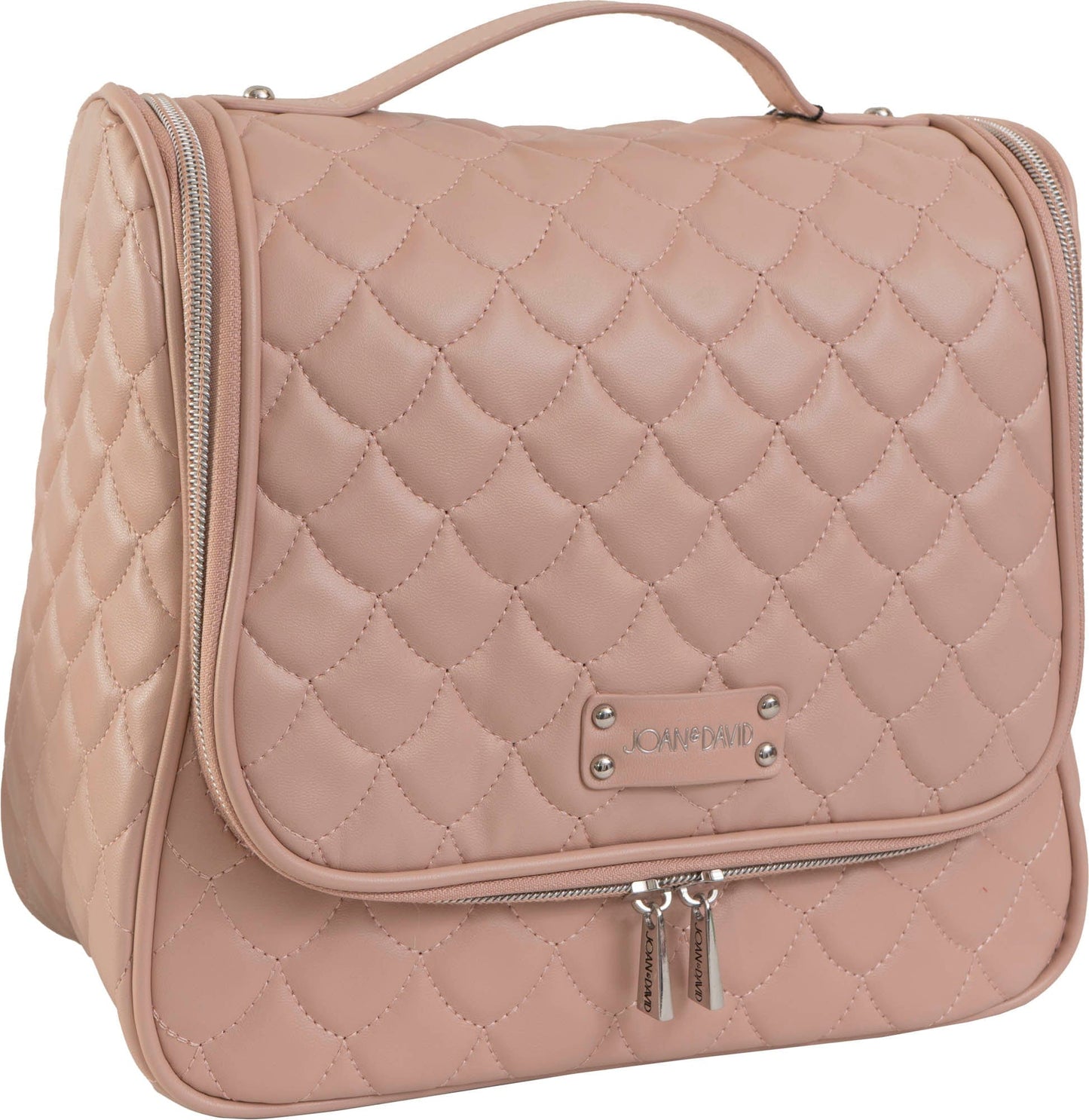 Joan & David Teardrop Quilted Hanging Toiletry Organizer Bag