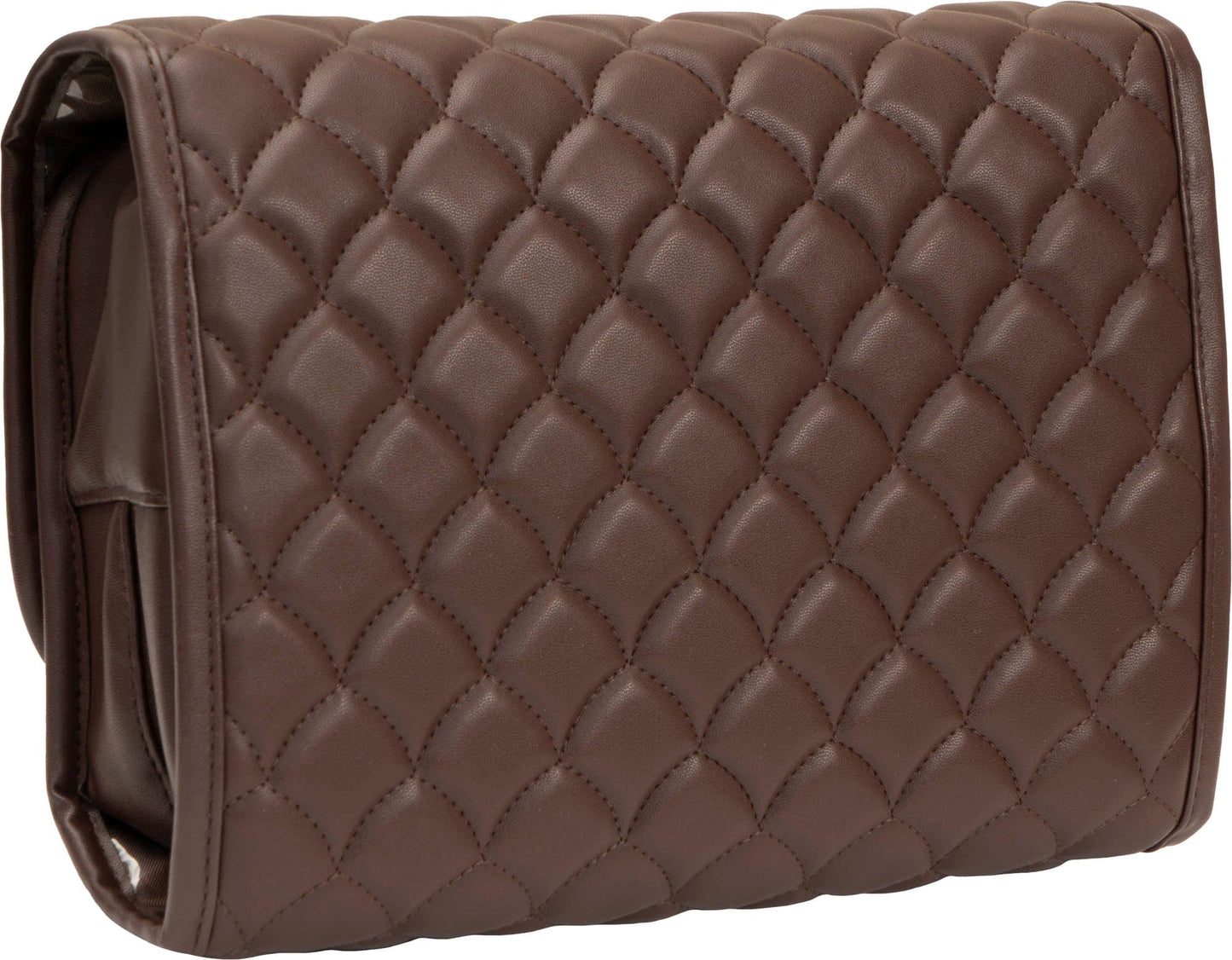 Joan & David Teardrop Quilted Roll Hanging Toiletry Organizer Bag