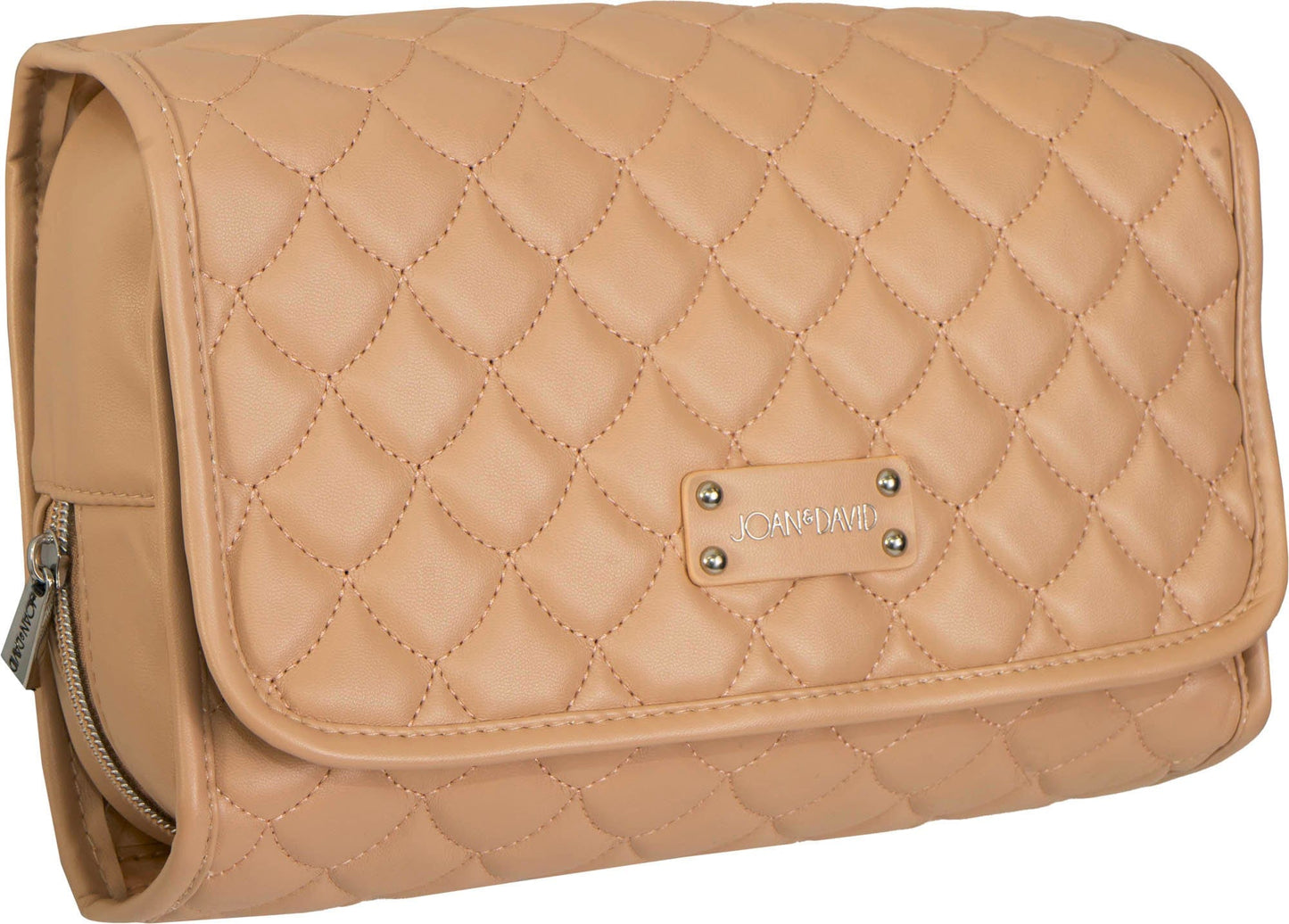 Joan & David Teardrop Quilted Roll Hanging Toiletry Organizer Bag