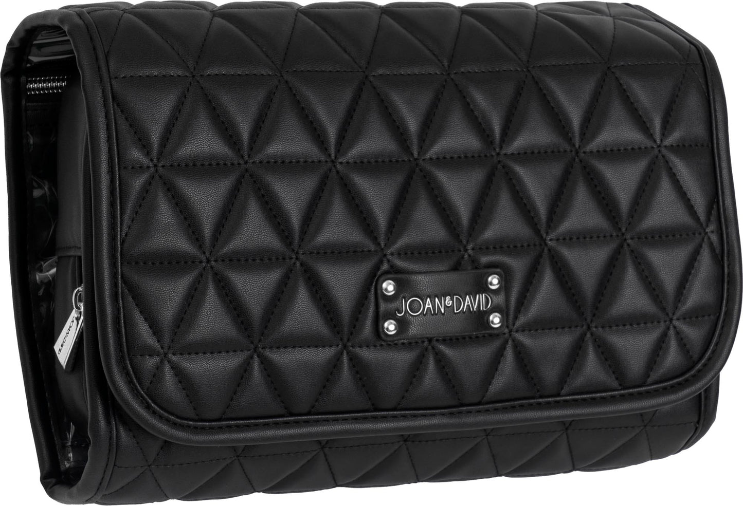 Joan & David Triangle Quilted Roll Hanging Toiletry Organizer Bag