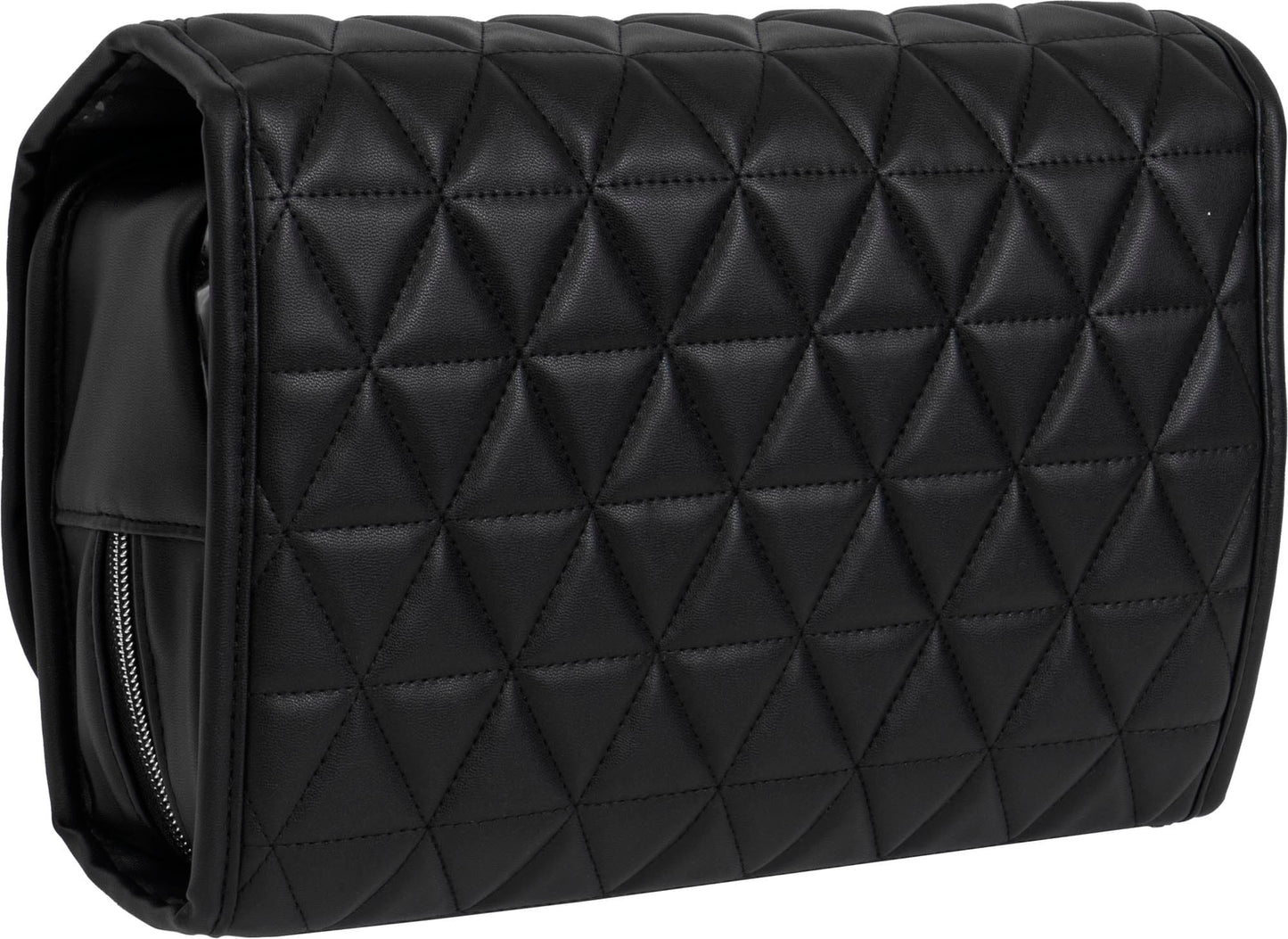 Joan & David Triangle Quilted Roll Hanging Toiletry Organizer Bag