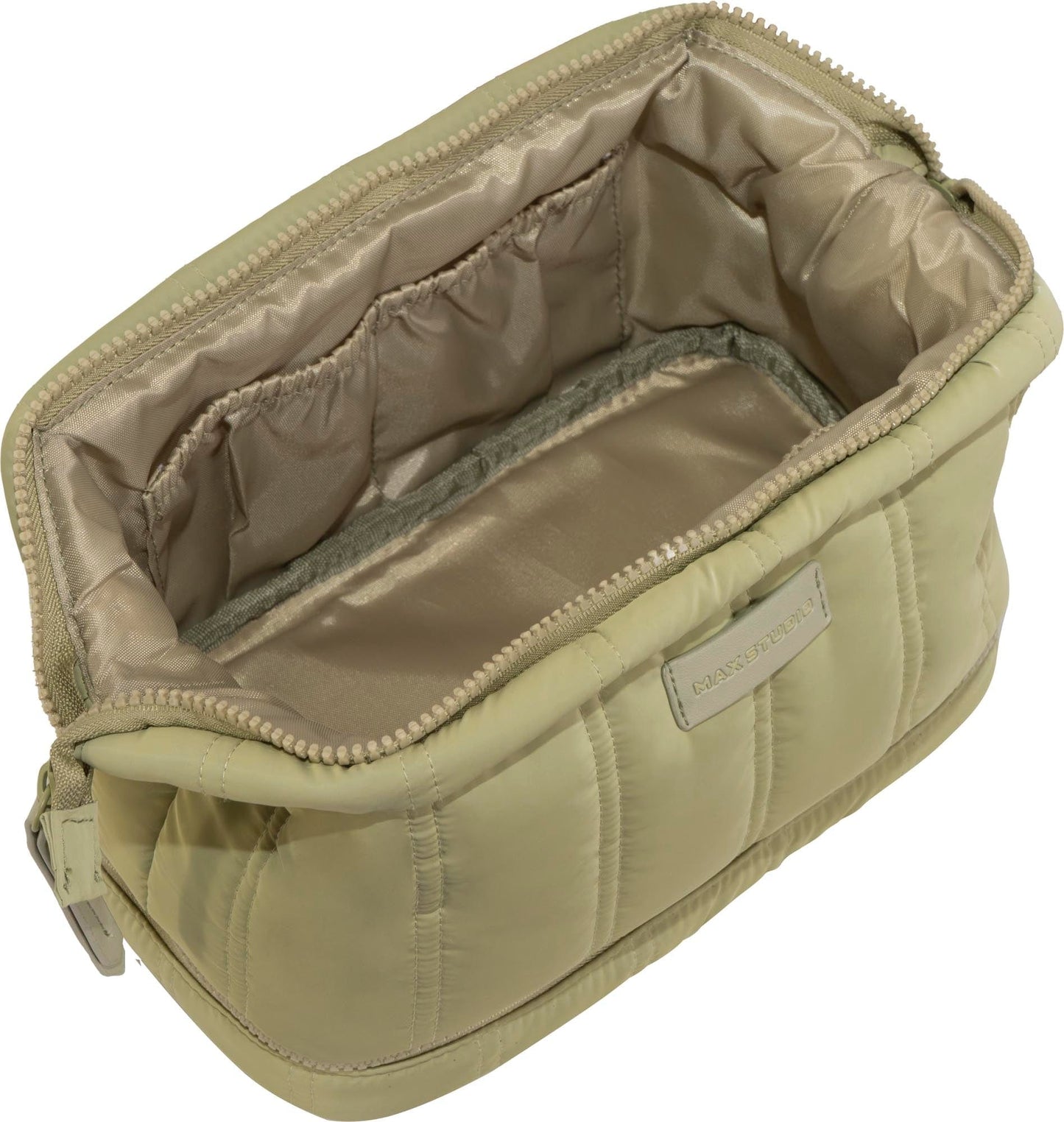 Max Studio Tubular Quilted Nylon Toiletry Pouch