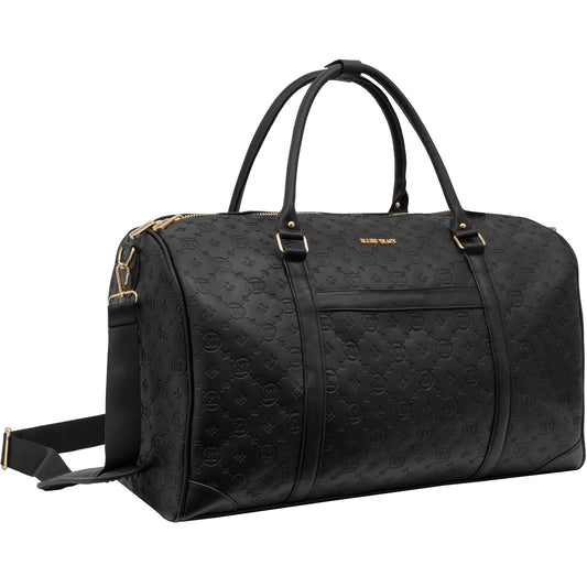 Ellen Tracy 20 Inch Signature Print Embossed Duffel