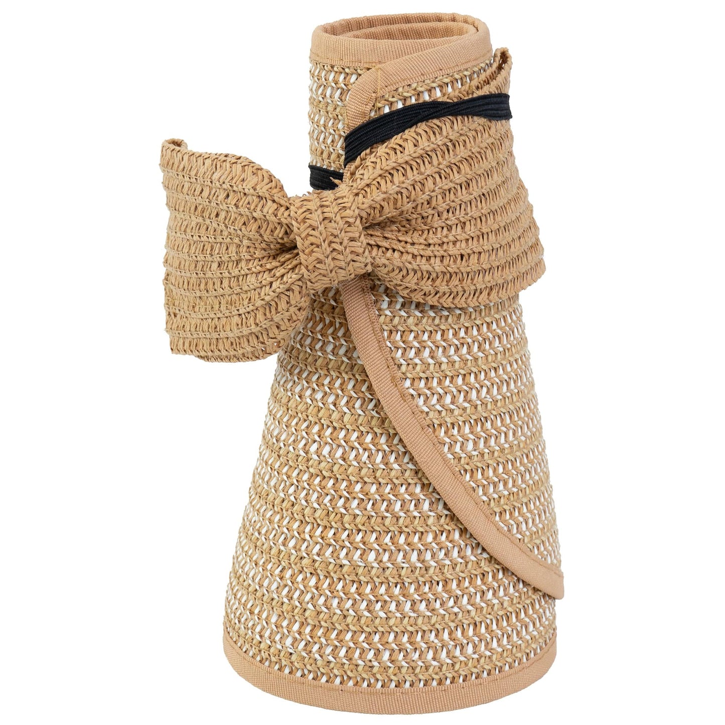 Magid Two Tone Straw  Fold Up Roll Up Visor