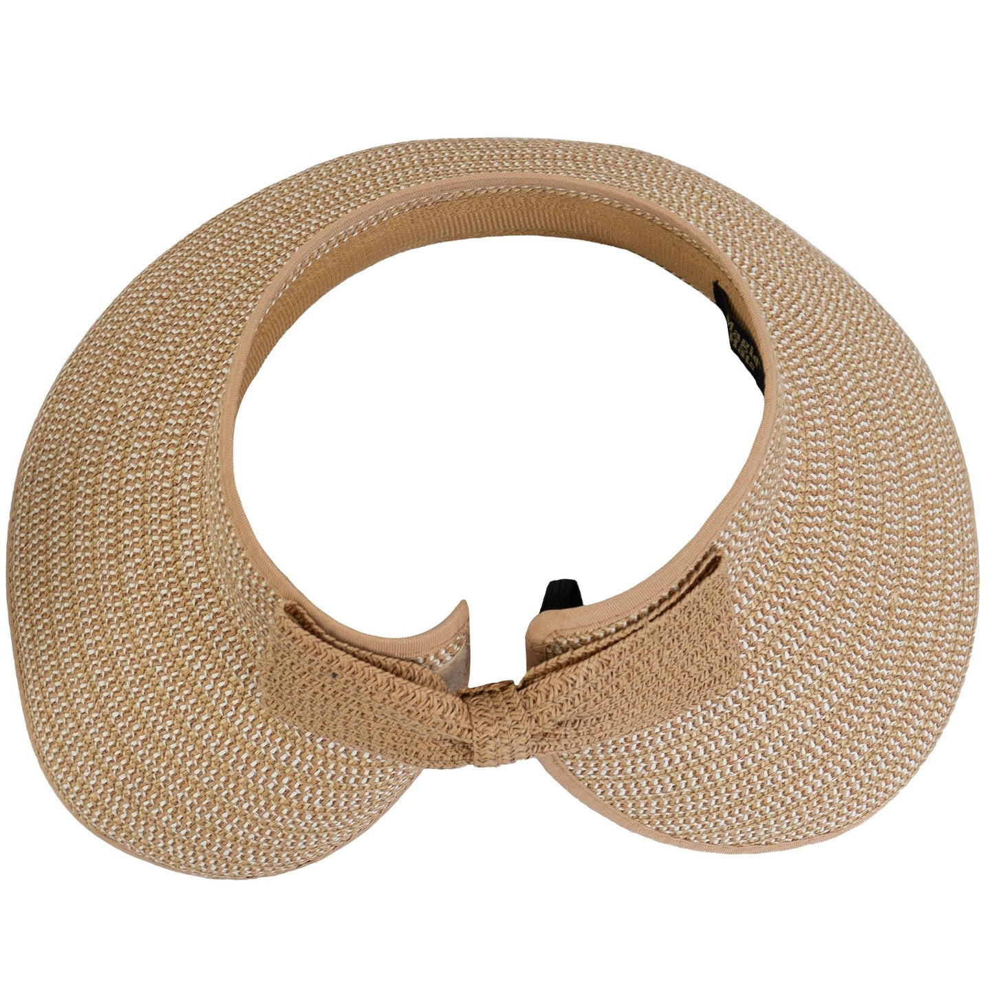 Magid Two Tone Straw  Fold Up Roll Up Visor