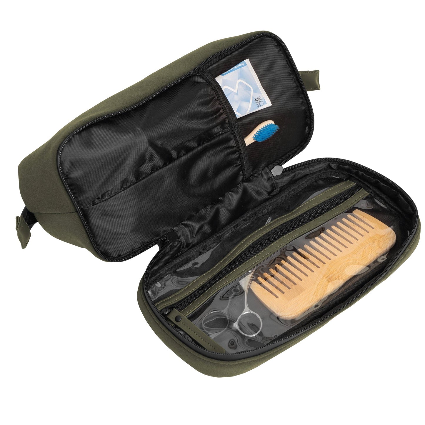 The Callisto Neoprene Drop Bottom Toiletry Case