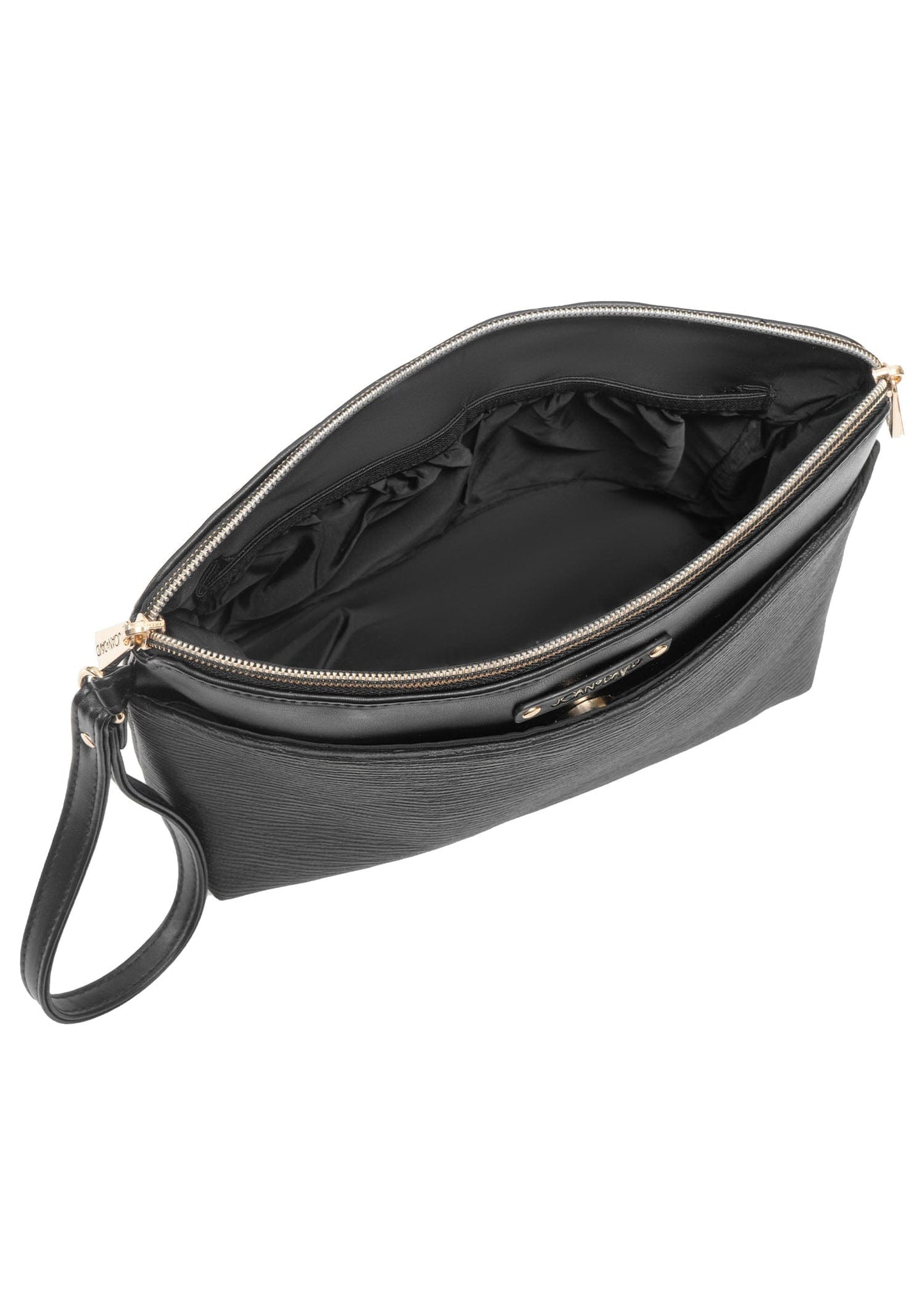 Joan & David Top Zip Wristlet Cosmetic Case