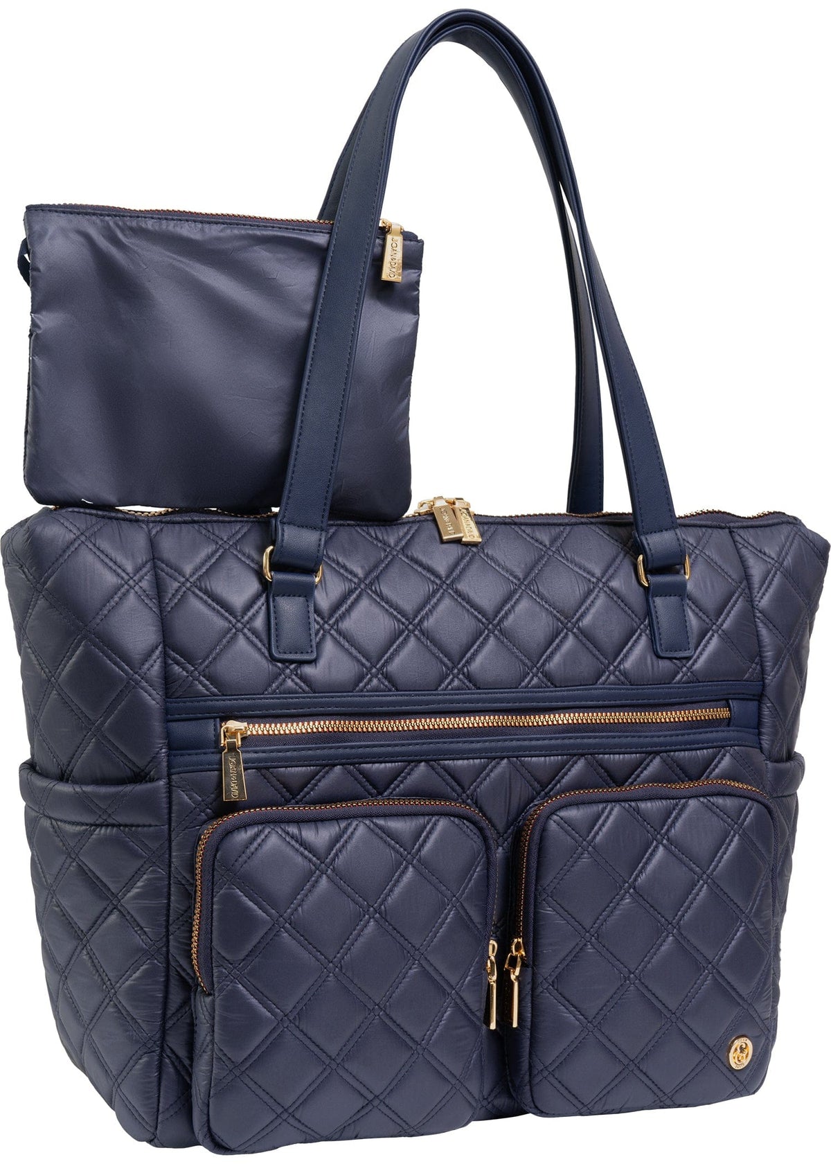 Joan & David The Bailey Diamond Quilted Tote