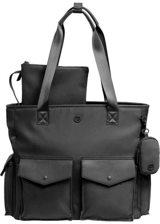 Joan & David The Karli Twill Nylon Square Tote