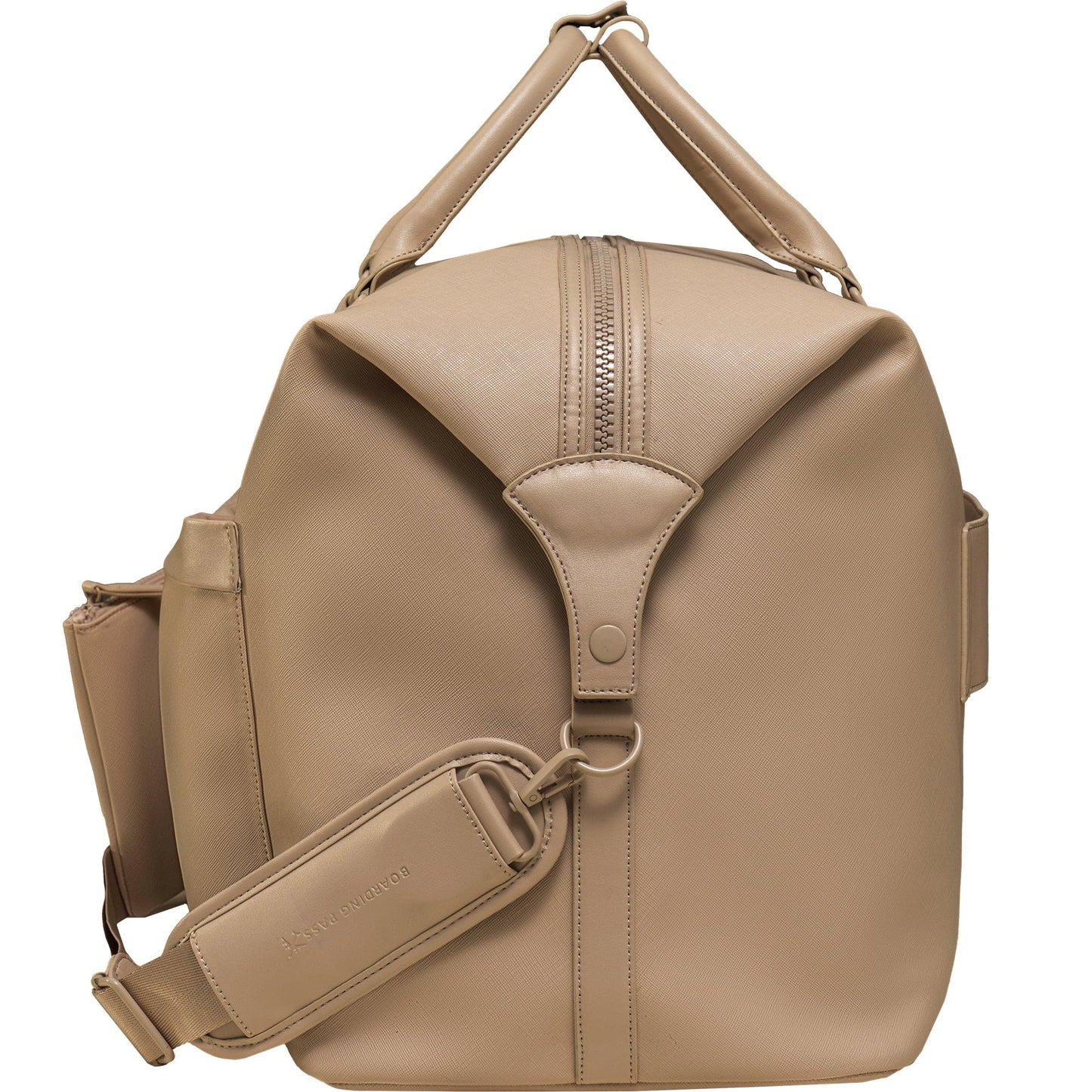 Boarding Pass The Santorini Vegan Saffiano Leather Duffel