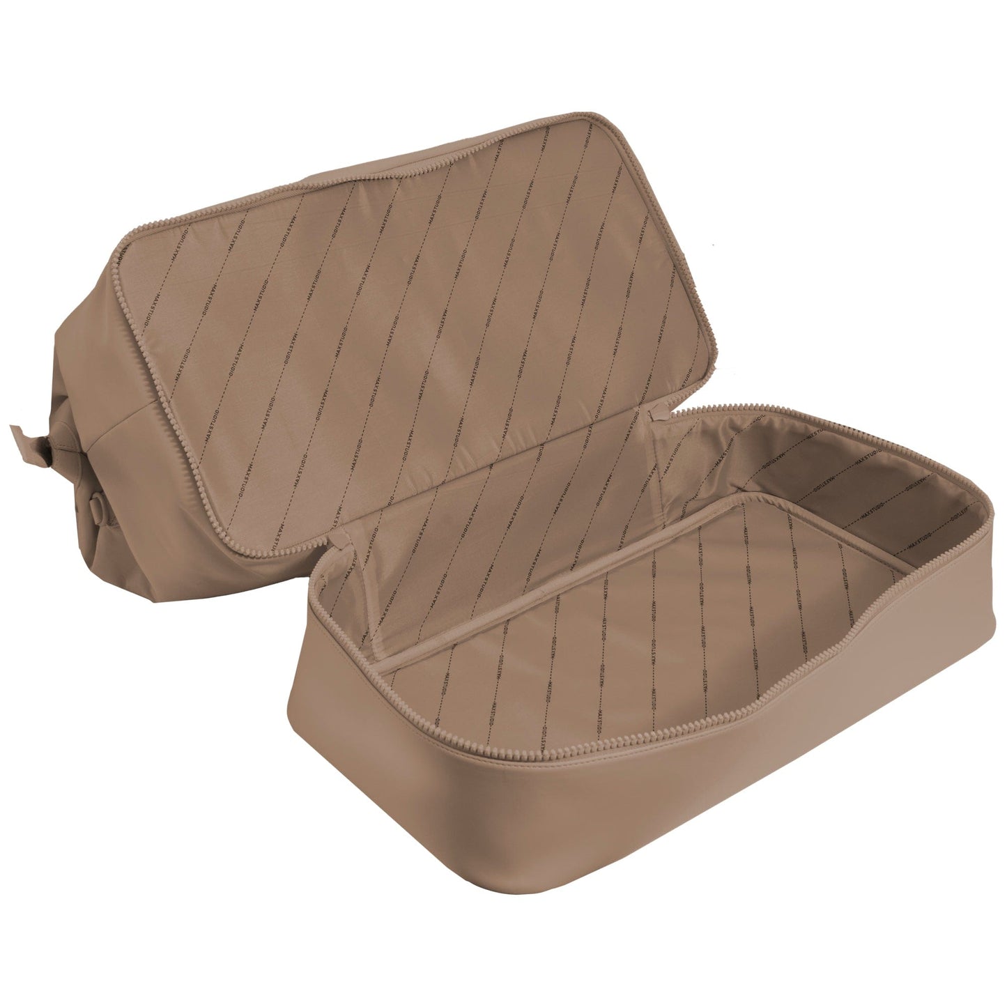 Max Studio Sport Nylon & Faux Leather Drop Bottom Duffel Bag