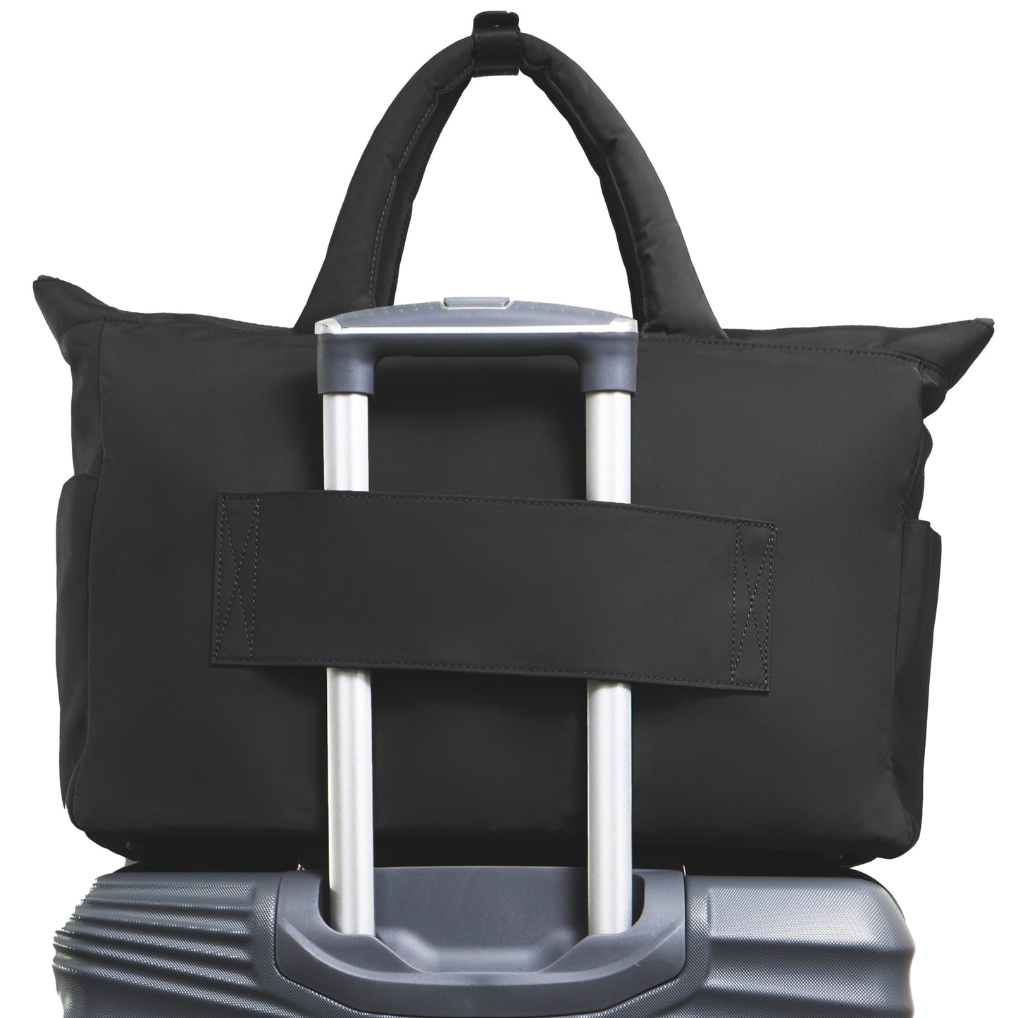 Max Studio The Sylvia 21 Inch Twill Nylon Double Handle Weekender Duffle