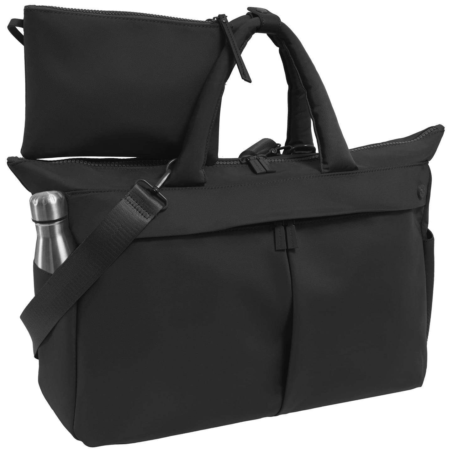 Max Studio The Sylvia 21 Inch Twill Nylon Double Handle Weekender Duffle