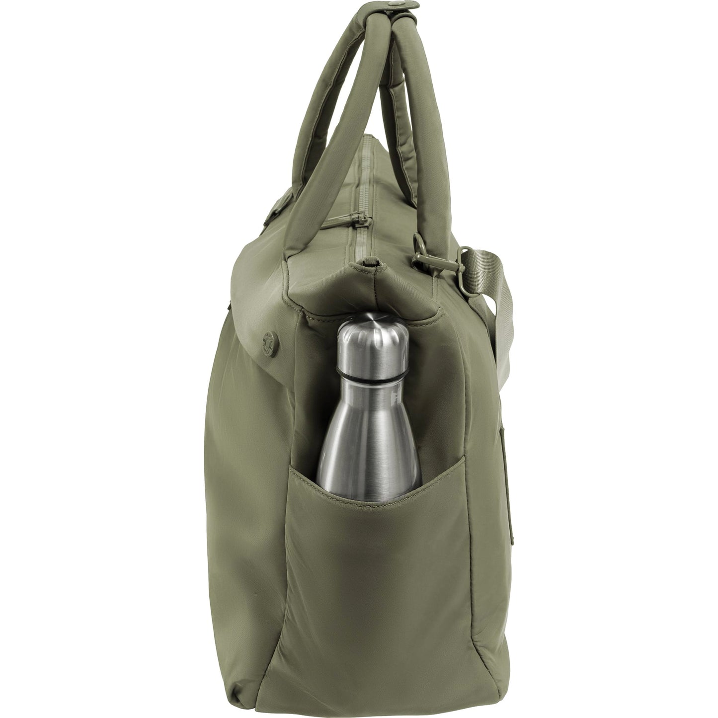 Max Studio The Sylvia 21 Inch Twill Nylon Double Handle Weekender Duffle