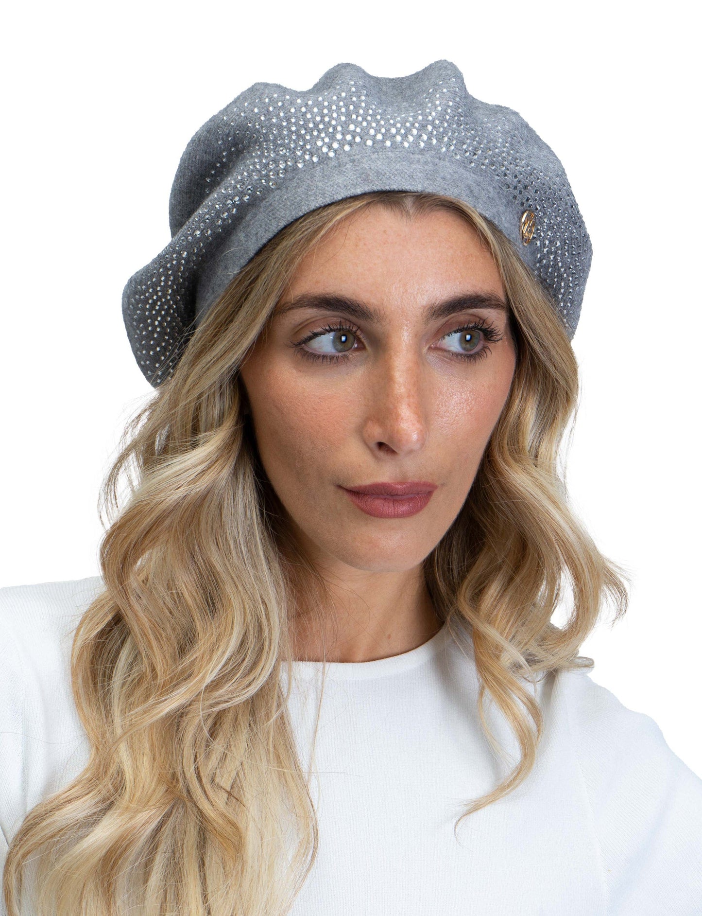 Adrienne Vittadini Stone Knit Beret