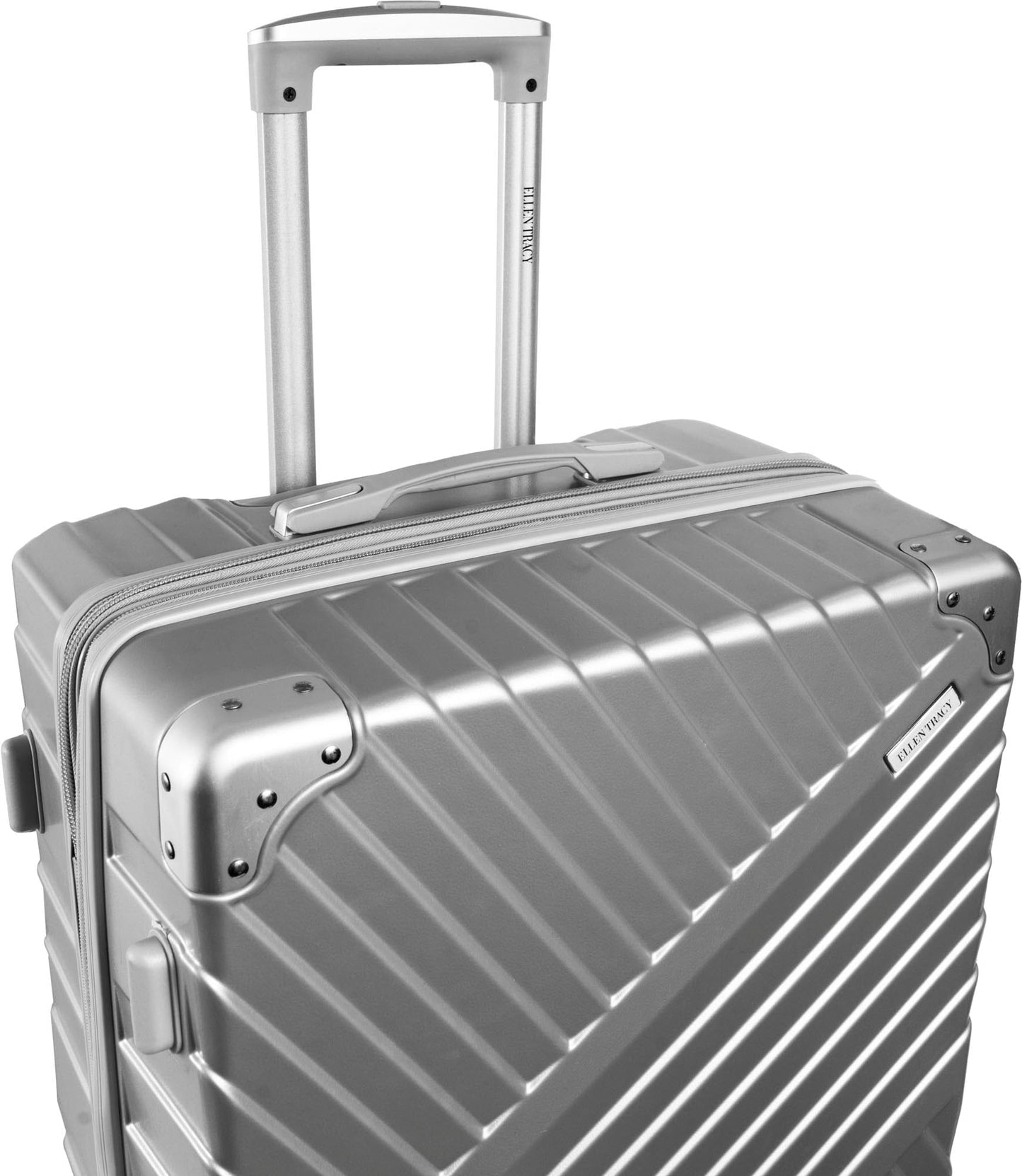 The Legend Ellen Tracy 3 PC Hard Sided Luggage Set – 21", 29", 32" Expandable 8-Wheel Spinners