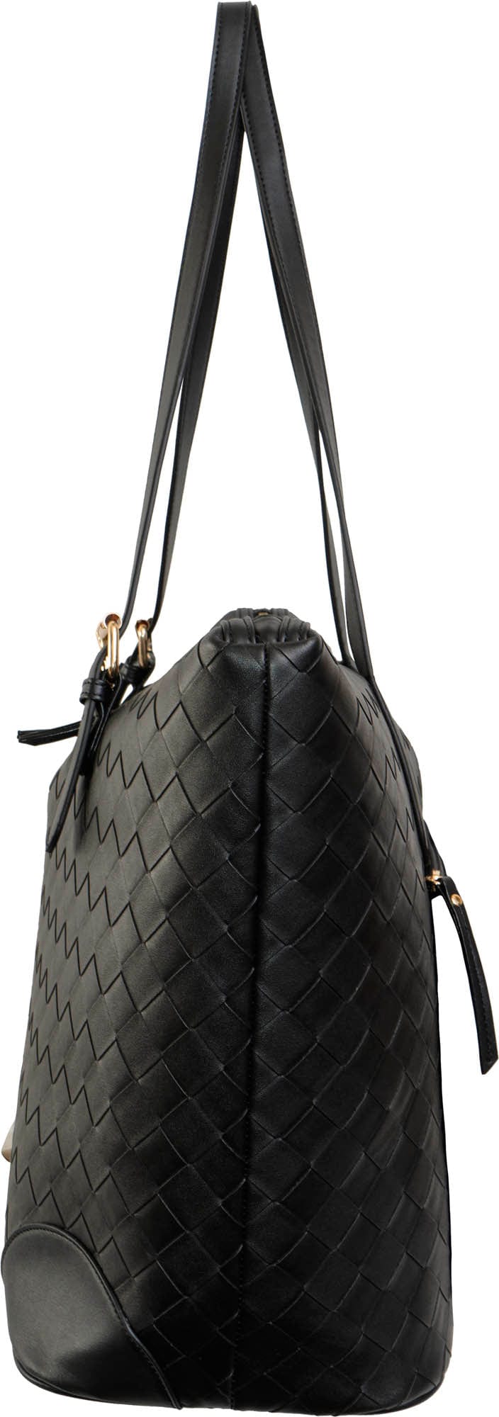 Ellen Tracy 20 Inch Smooth Woven Large Travel Workbook Tote Bag