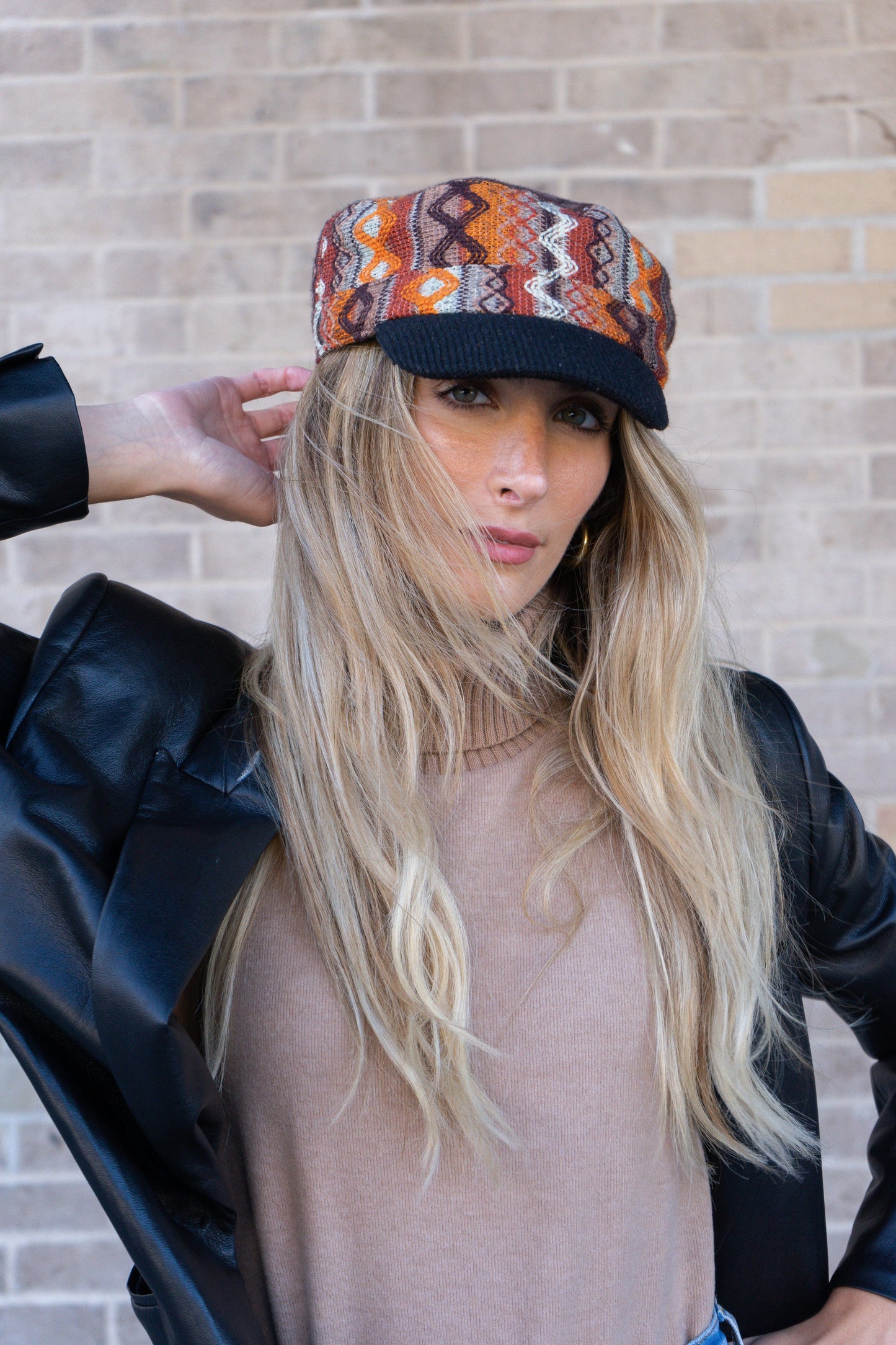 Magid Geometric Print Cadet Cap