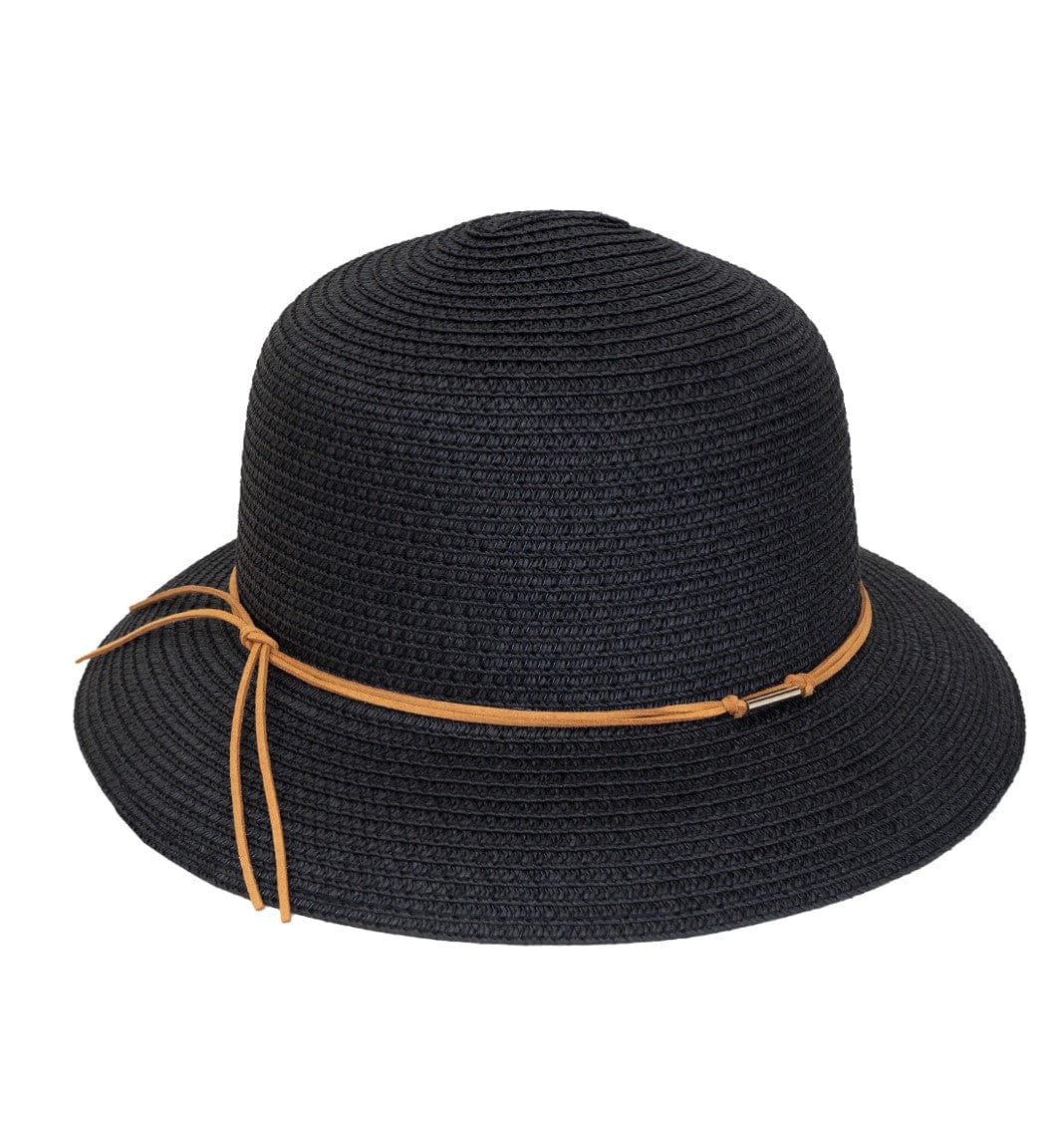Magid Straw Brown Tie Bucket Hat