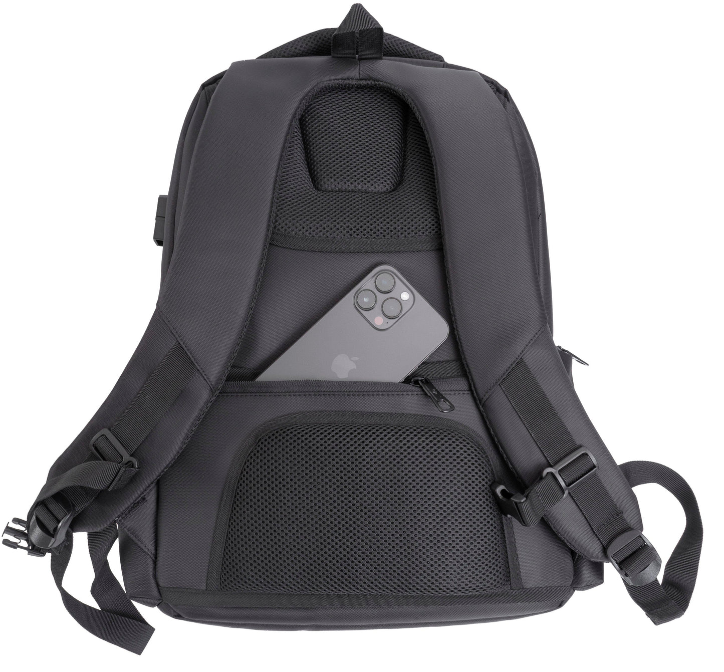 Jack Abrahams |The Easton | Men's 18-In Coated Workbook Backpack with USB Port