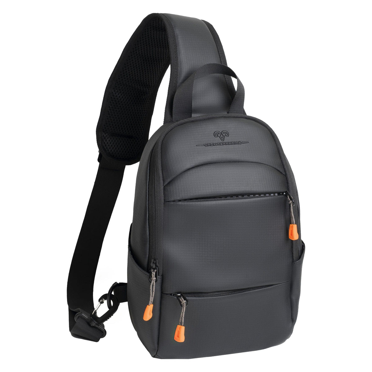 The Denver | 12-In Textured Tarpaulin Crossbody Sling Bag