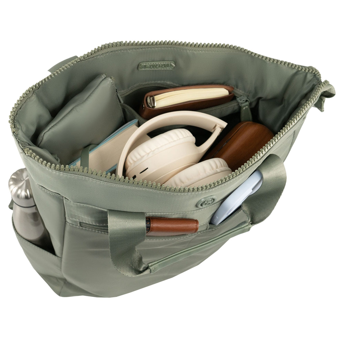 Joan & David The Whitney 18 Inch Twill Nylon Backpack