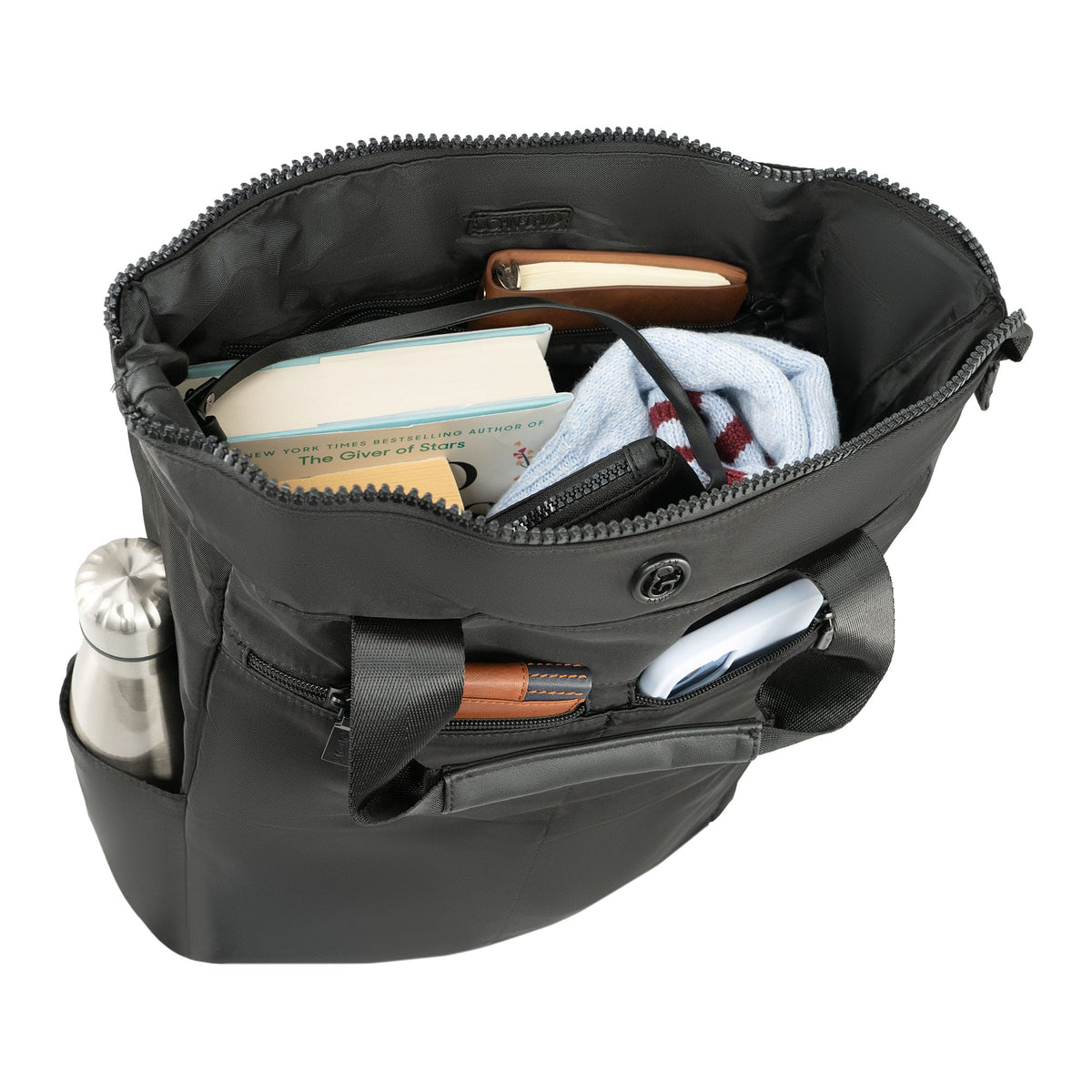 Joan & David The Whitney 18 Inch Twill Nylon Backpack