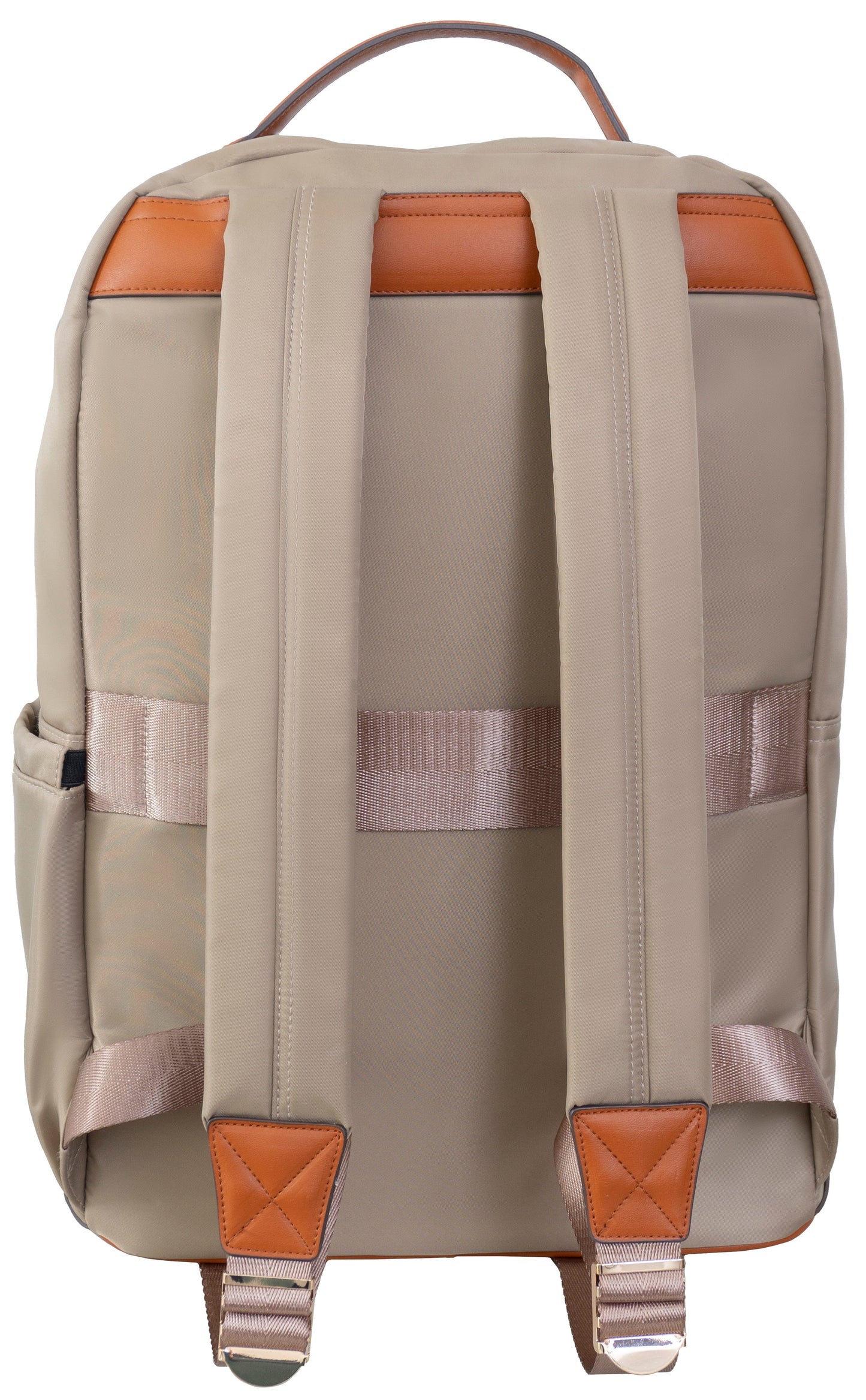 Joan & David Twill Nylon 18 Inch Multi Pocket Workbook Backpack