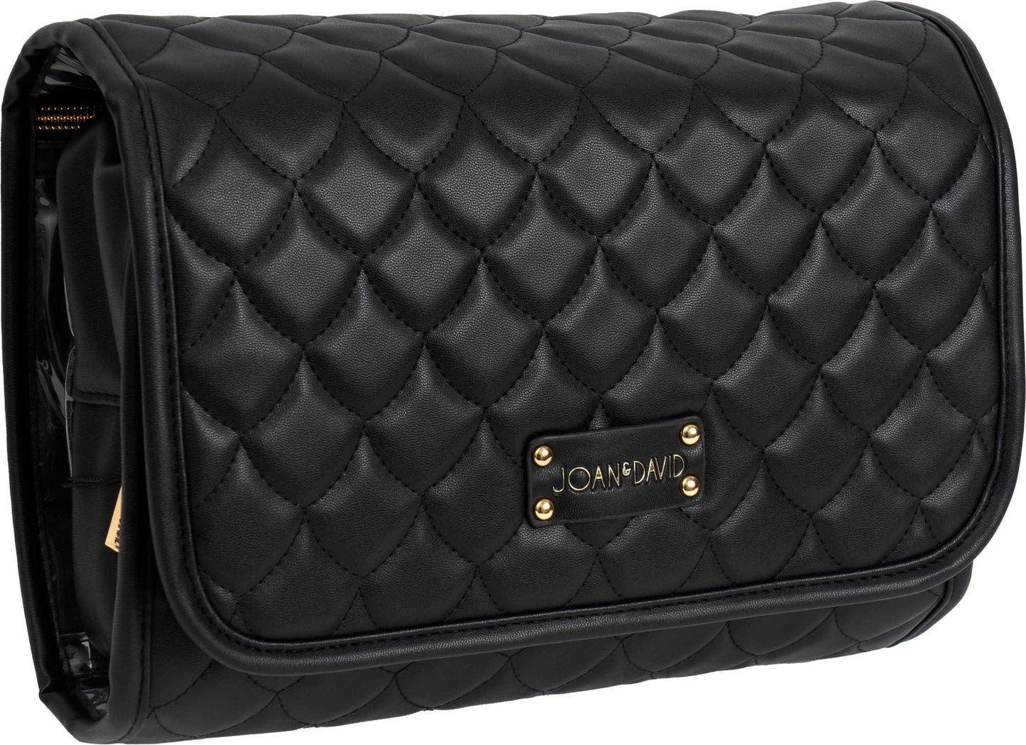 Joan & David Teardrop Quilted Roll Hanging Toiletry Organizer Bag