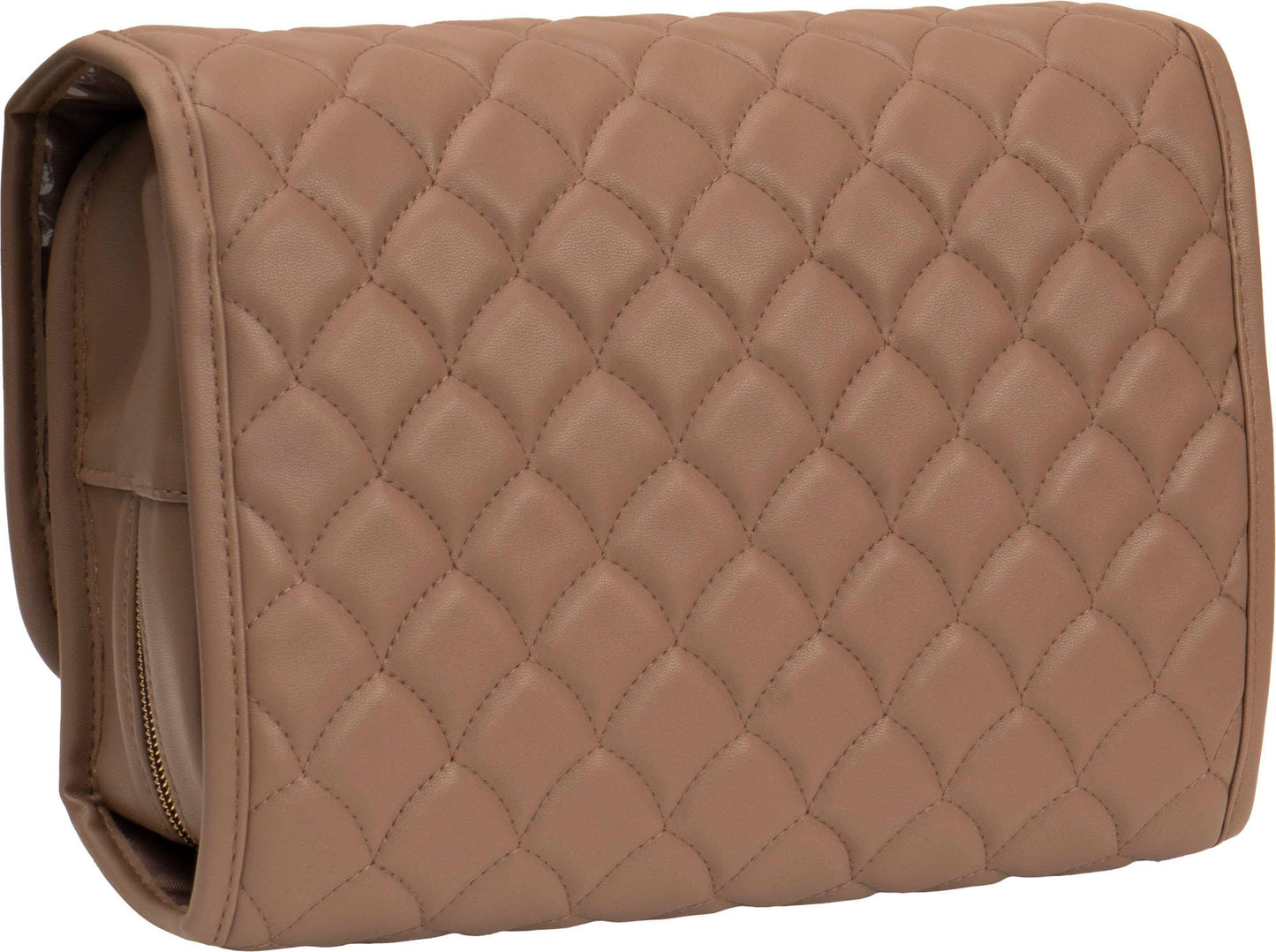 Joan & David Teardrop Quilted Roll Hanging Toiletry Organizer Bag