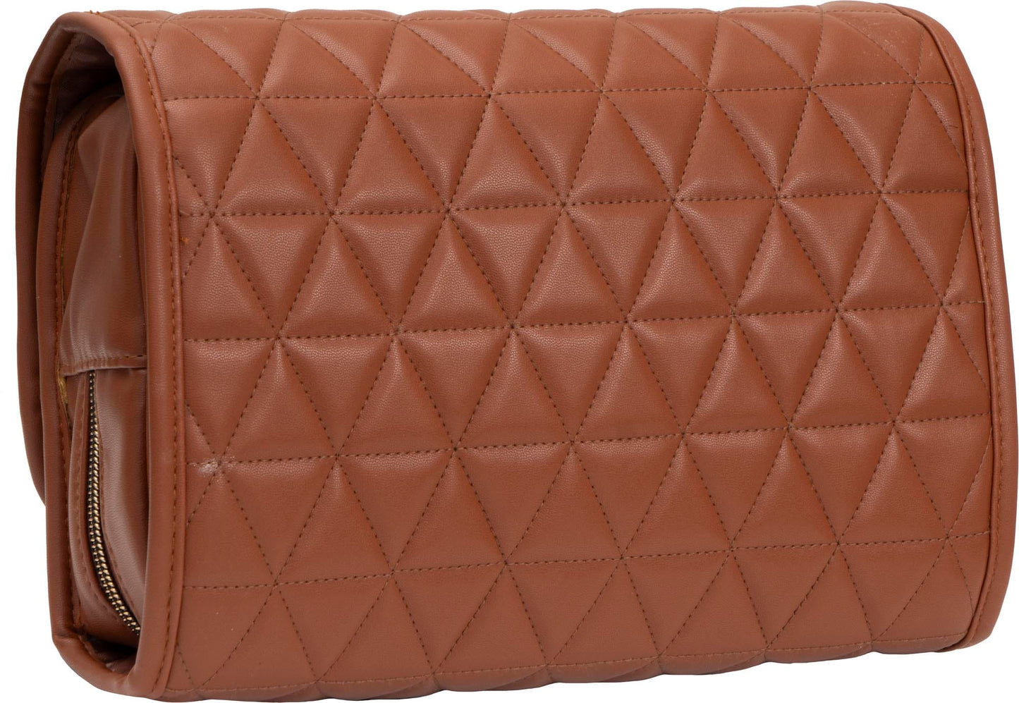 Joan & David Triangle Quilted Roll Hanging Toiletry Organizer Bag