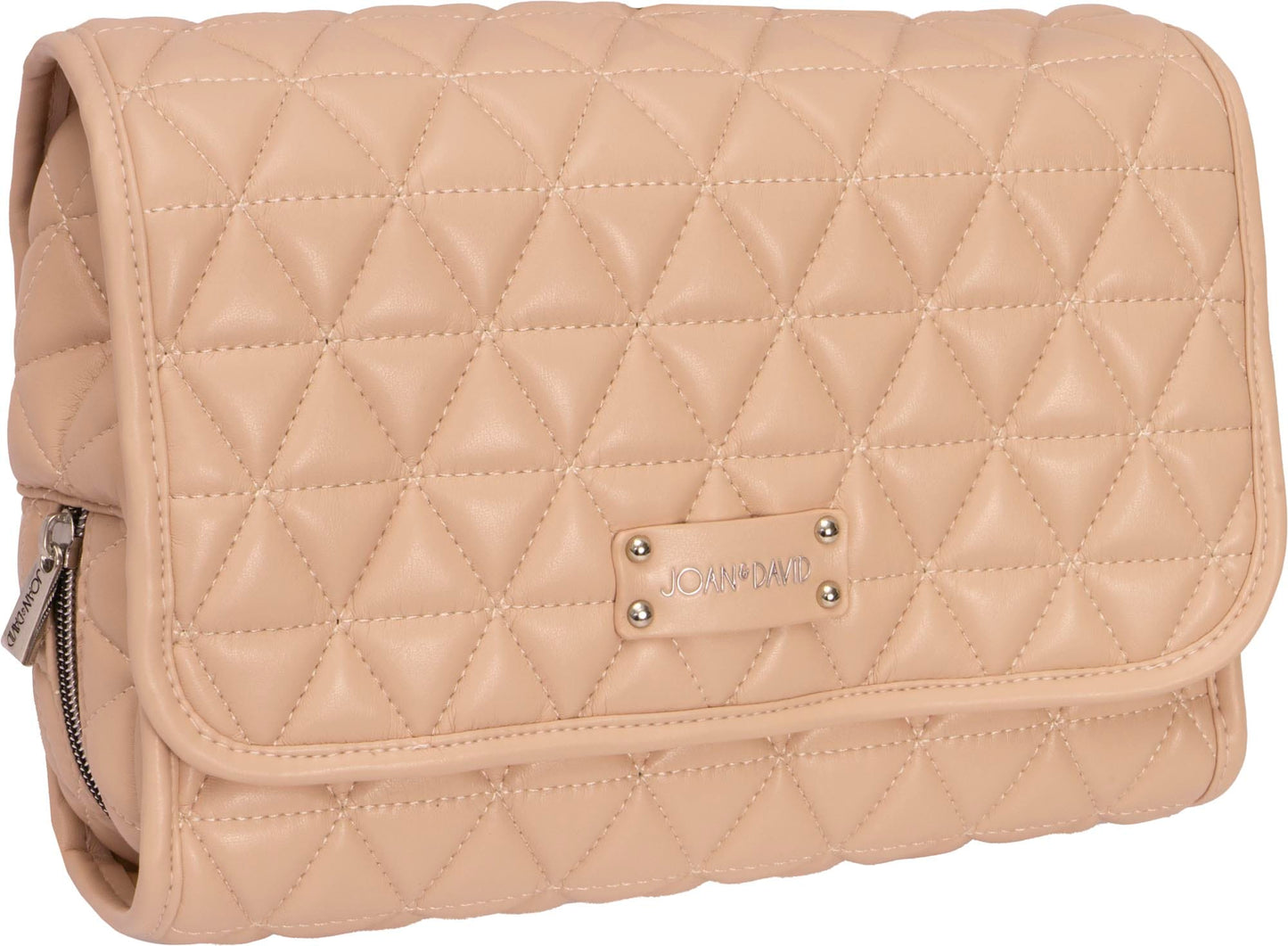 Joan & David Triangle Quilted Roll Hanging Toiletry Organizer Bag