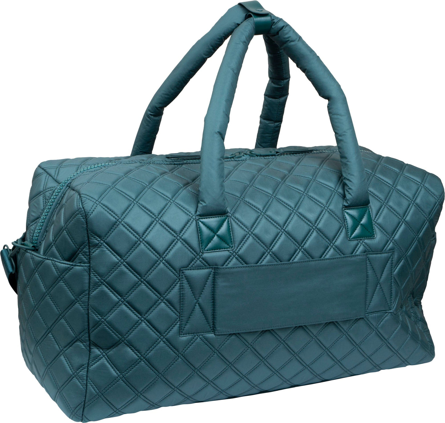 Joan & David 22 Inch Diamond Quilted Parachute Nylon Luggage Tag Duffel Bag