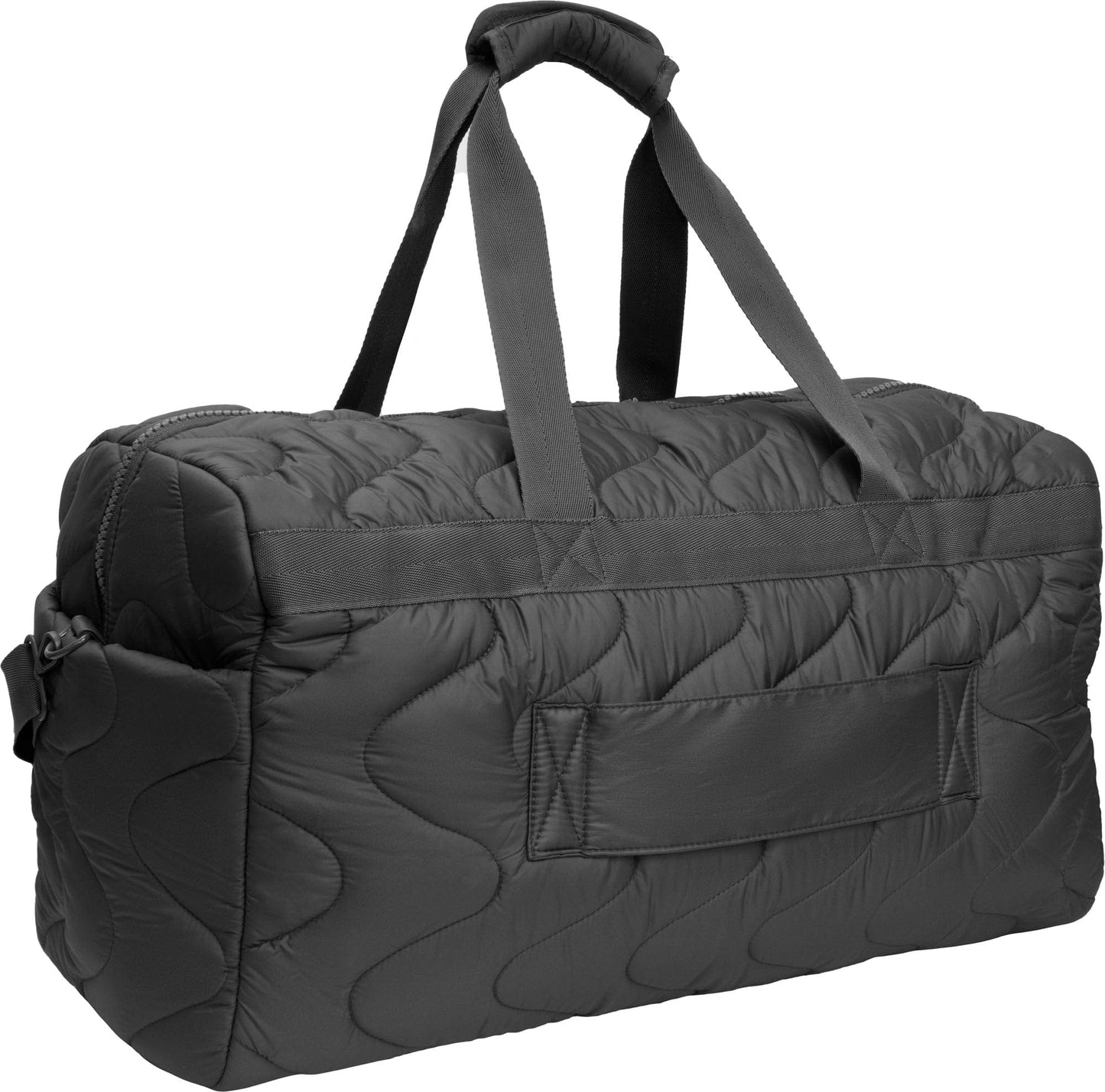 Joan & David 22 Inch Puffer Wave Quilted Nylon Duffel Bag