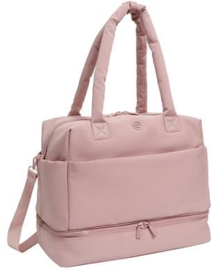 Joan & David The Lainey Sport Nylon Drop Bottom Duffel Bag