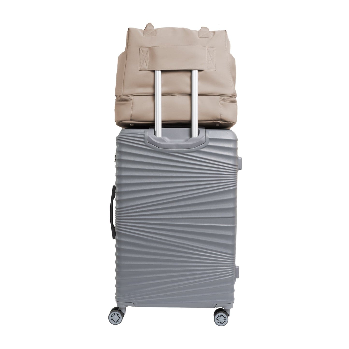 Joan & David 18 Inch High Density Sport Nylon Drop Bottom Duffel Bag