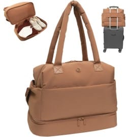 Joan & David The Lainey Sport Nylon Drop Bottom Duffel Bag