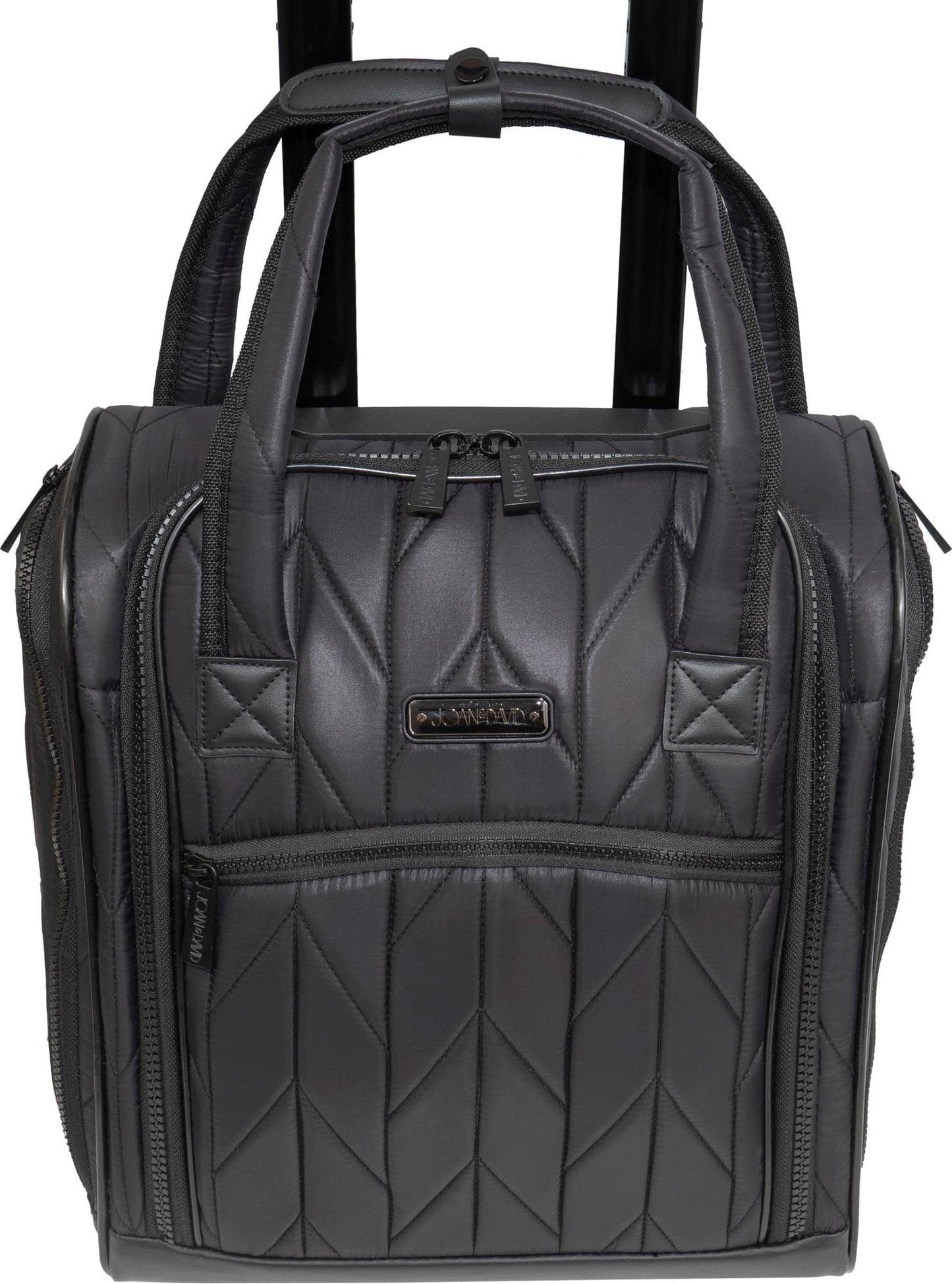 Joan & David 4 Piece Chevron Quilted Parachute Nylon Luggage Set