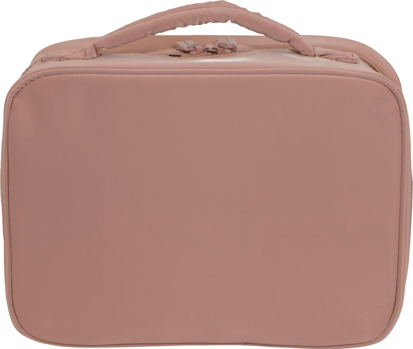 Max Studio Tubular Quilted Nylon Large Square Toiletry Bag