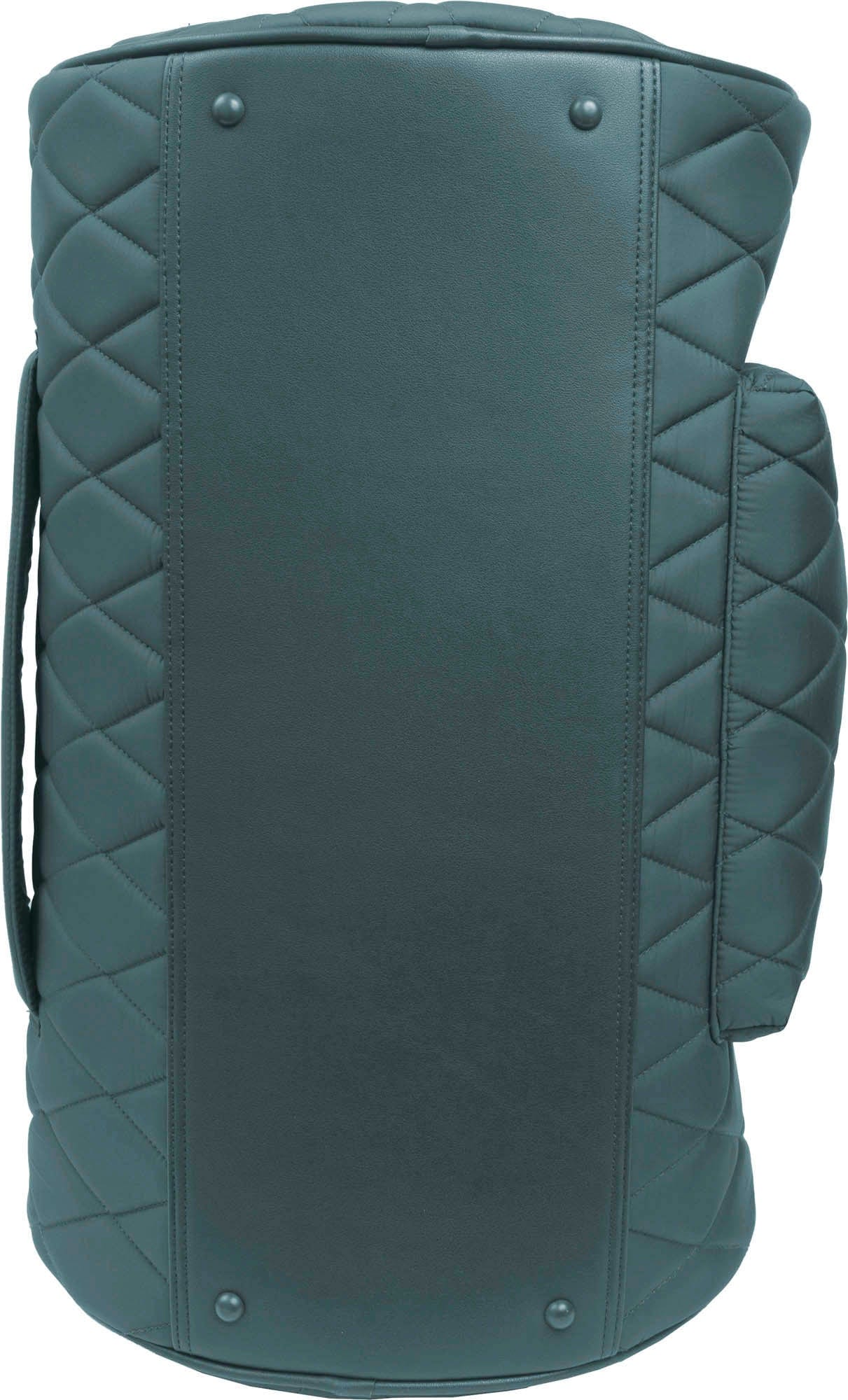 Max Studio 20 Inch Large Nylon Diamond Quilted Roll Duffle Bag