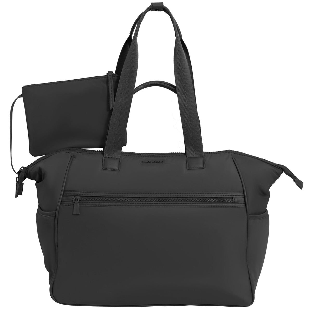 Max Studio 20 Inch Smooth Puffer Nylon Weekender Duffle