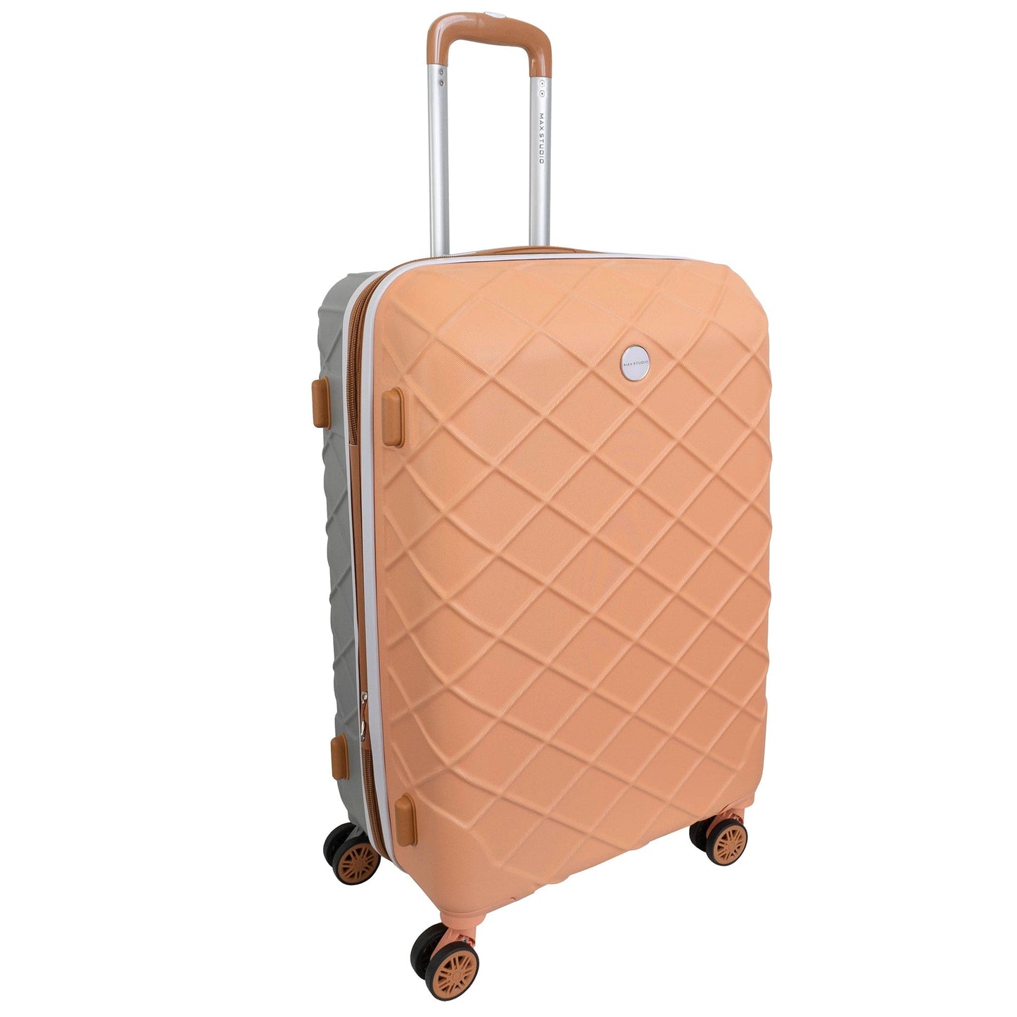 Max Studio ABS 3-Piece Luggage Set Ð Diamond Quilted Collection